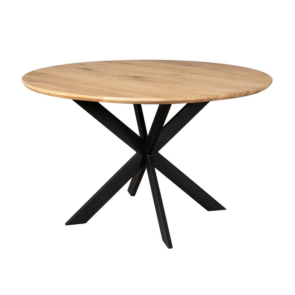 Esstisch Evoque Natur–massives FSC Eichenholz, Rund Ø150x76 cm