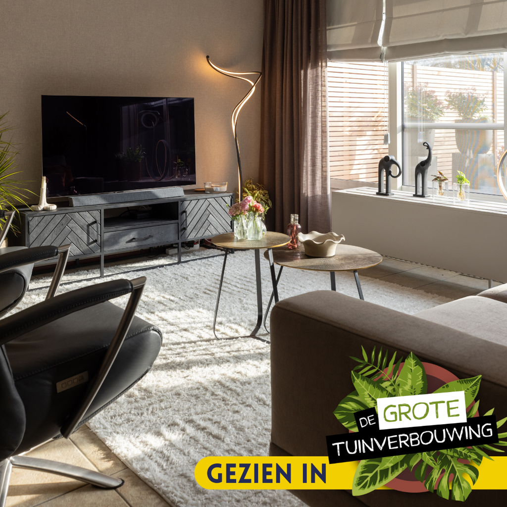Couchtisch Kate Gold – runder Aluminium Tisch mit schwarzem Gestell, 60×40 cm, elegantes Design für stilvolle Wohnzimmer