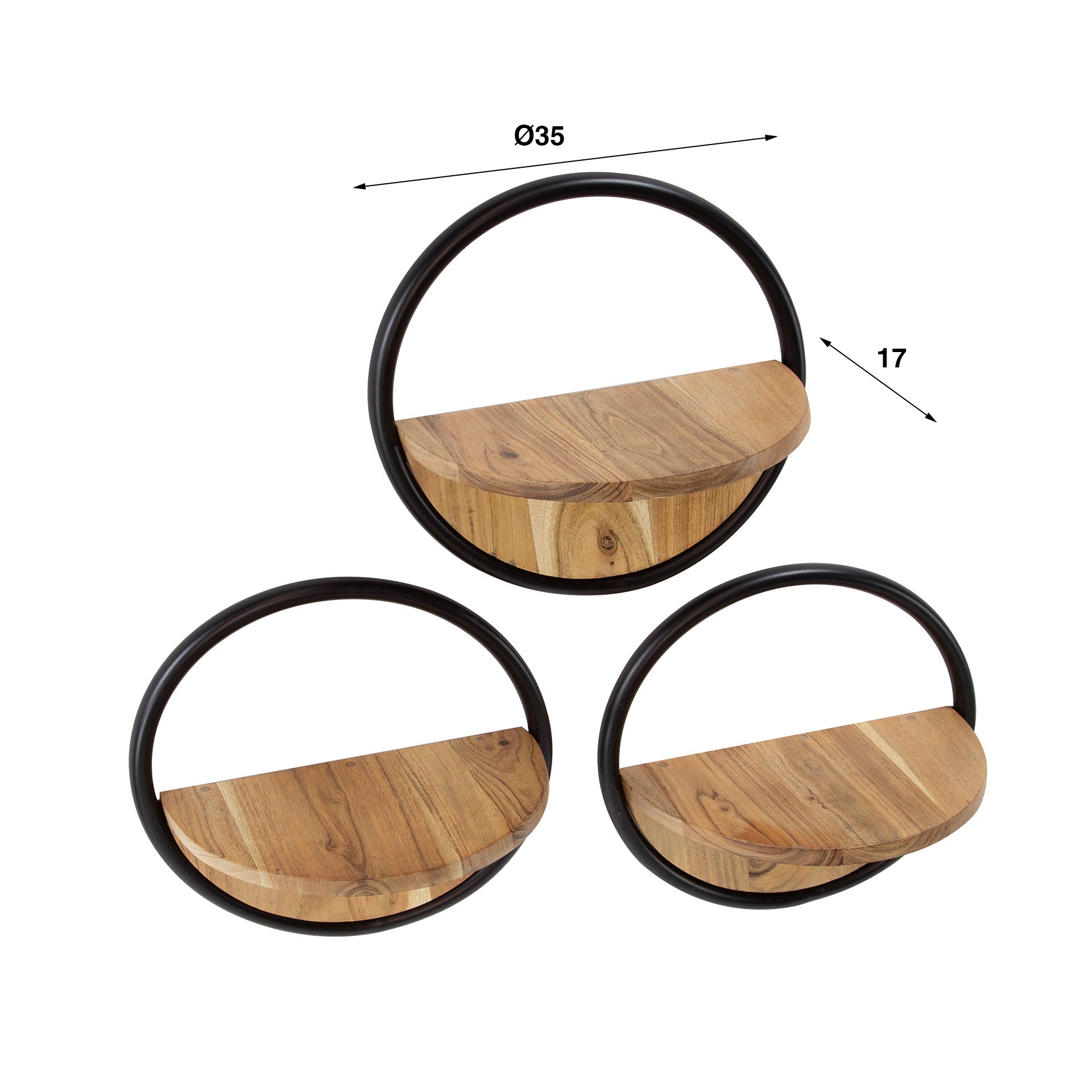 Regal – Avento Studio – Massivholz Akazie natur
