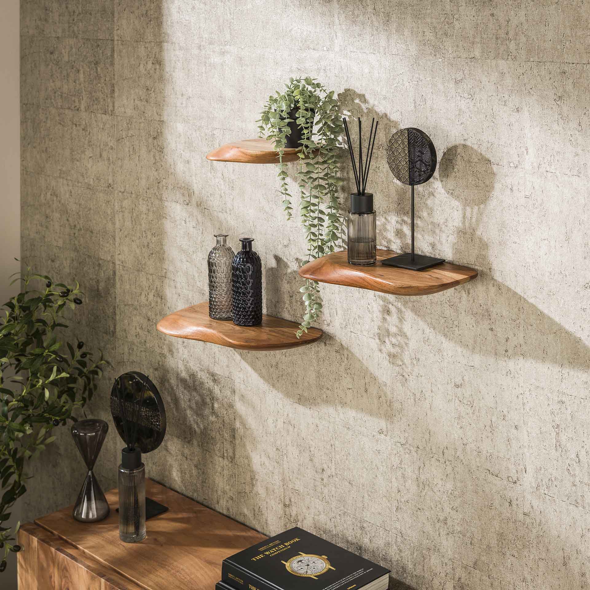 Regal – Serra Frame – Massivholz Akazie natur