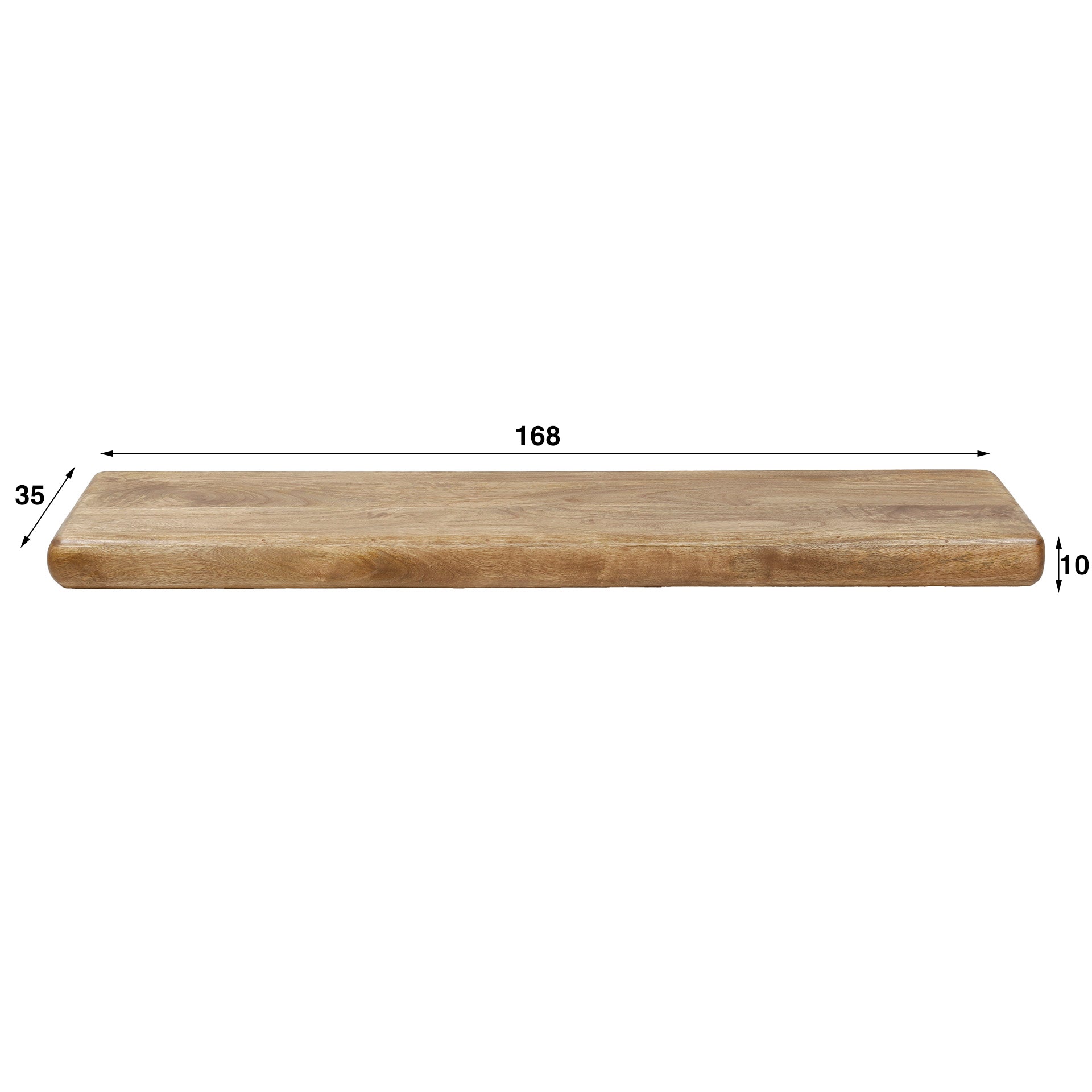 Regal – Calda Halo – Massivholz Mango Sandfarbe