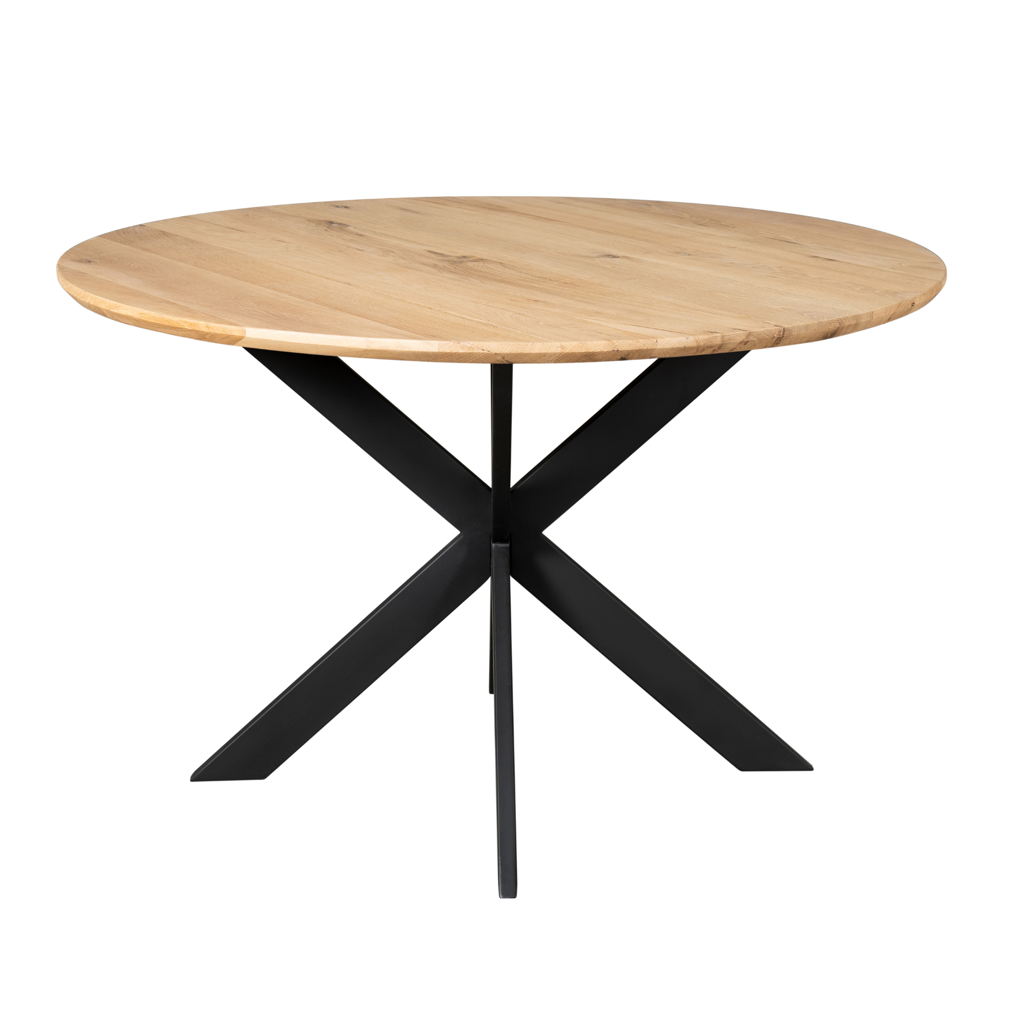 Esstisch Evoque Natur–massives FSC Eichenholz, Rund Ø150x76 cm