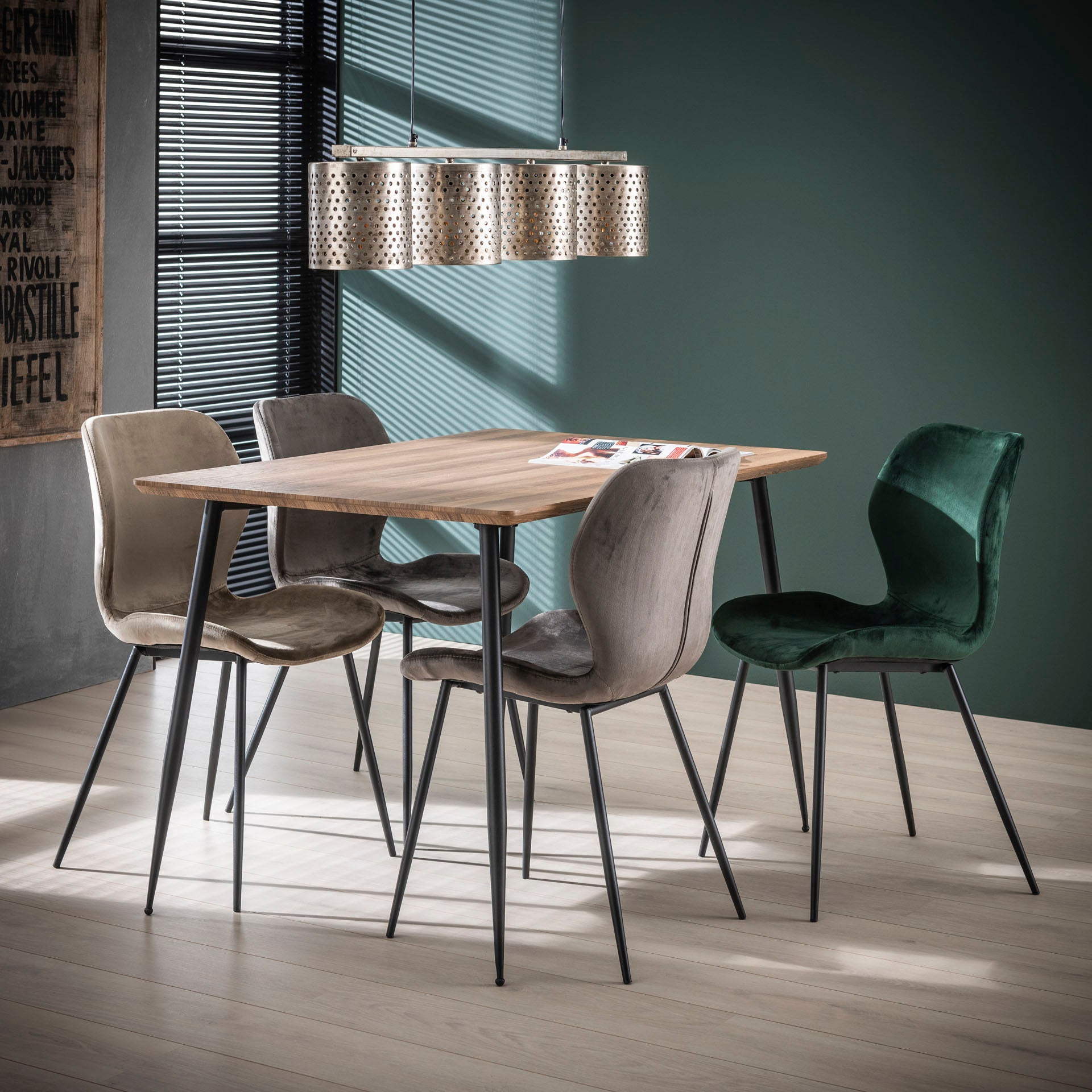 Stuhl – Scalea Grace – Champagner velvet