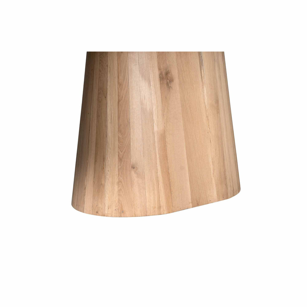 Esstisch Verona Natur - massives Eichenholz, Oval 210 x 110 x 76 cm