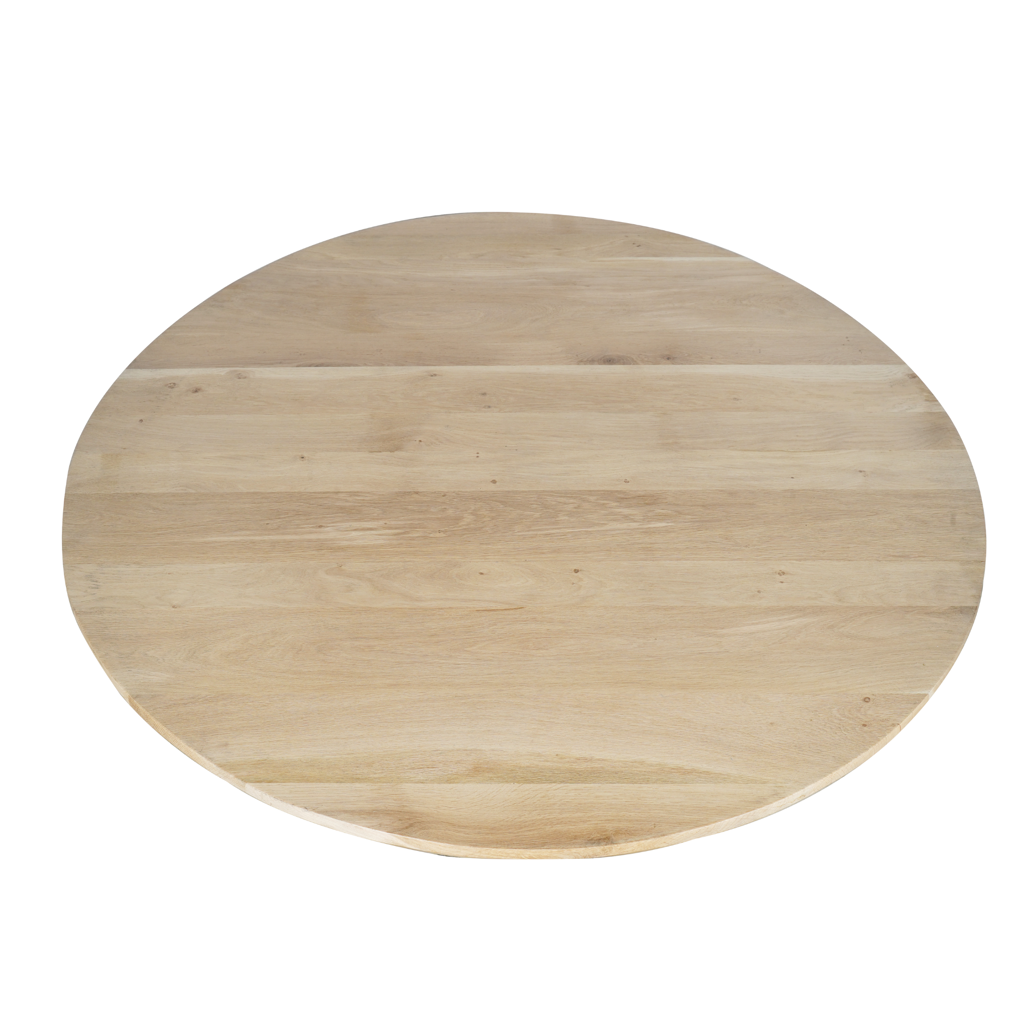 Esstisch Evoque Natur–massives FSC Eichenholz, Rund Ø150x76 cm