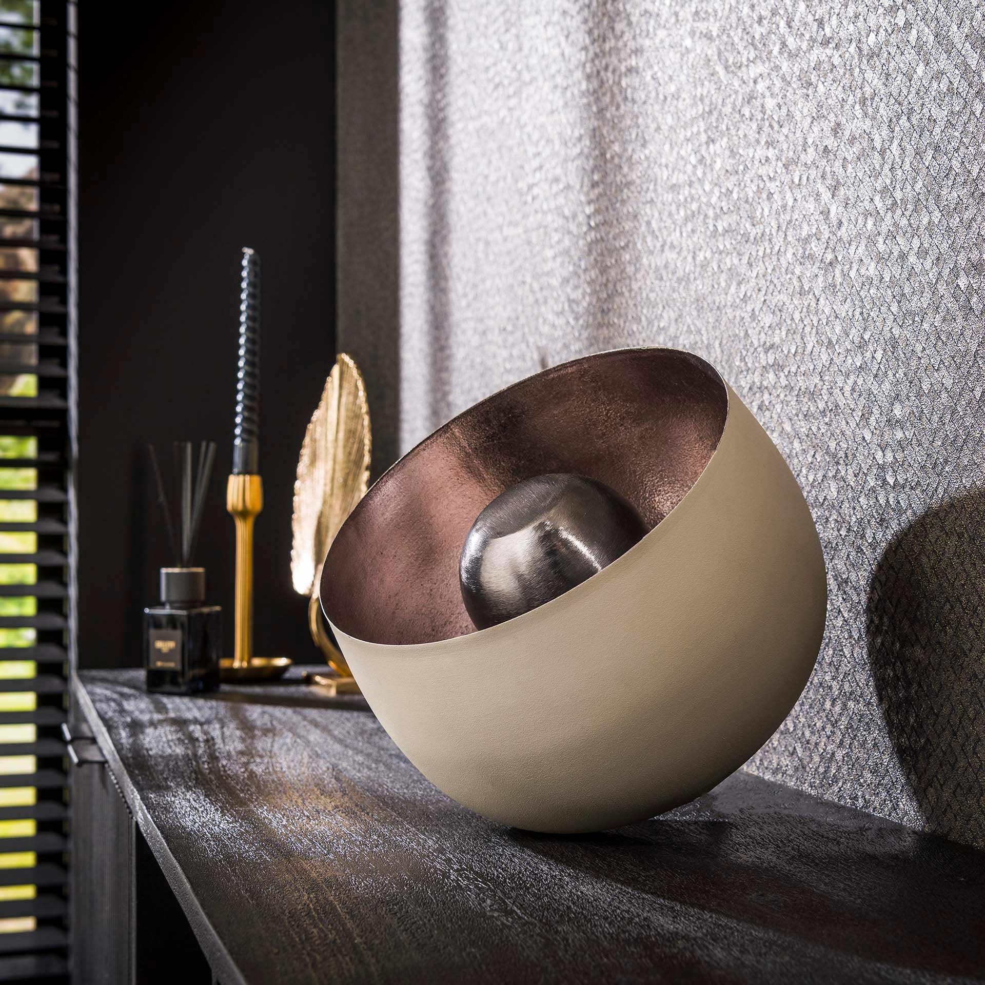 Tischleuchte – Calda Studio – Matt beige