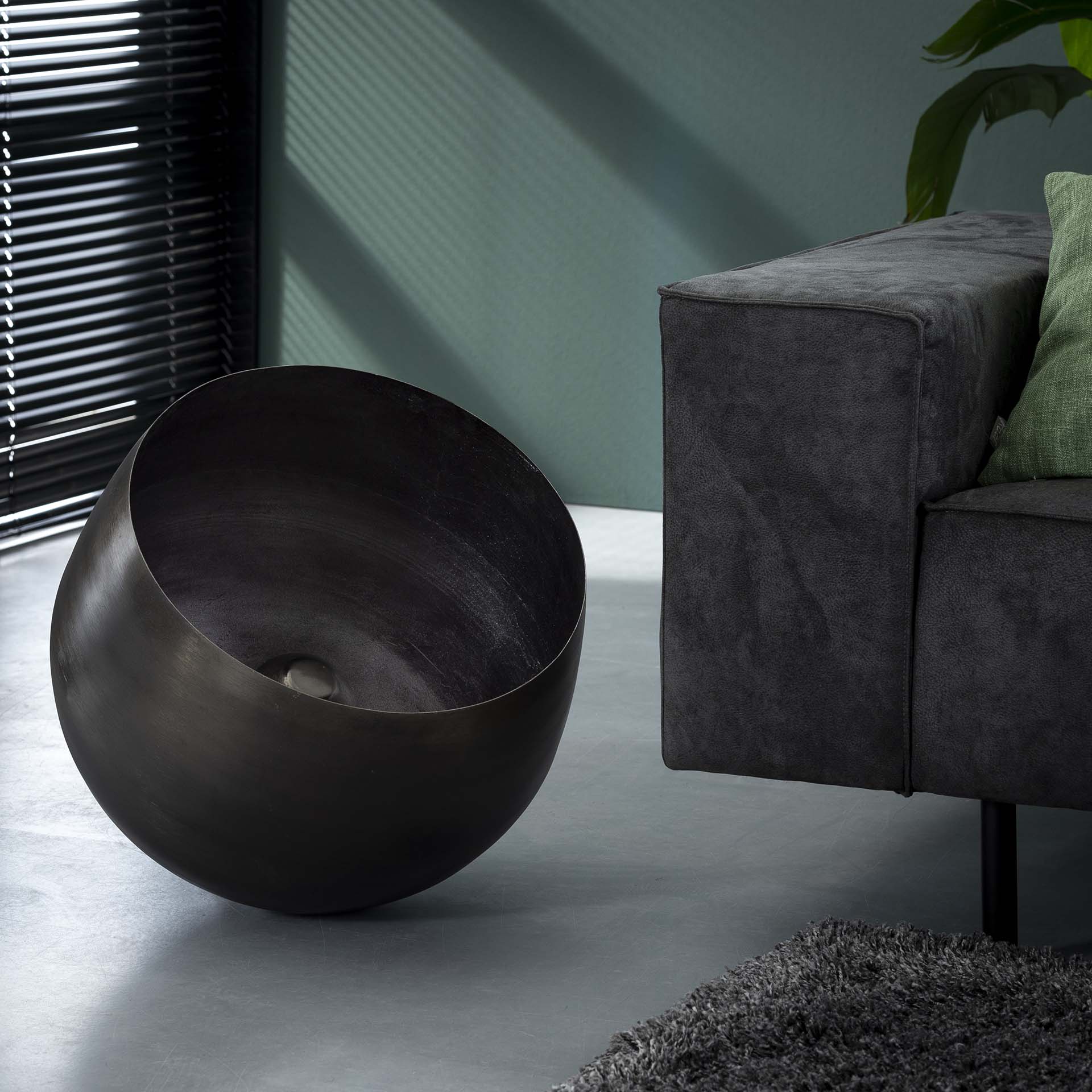 Tischleuchte – Fiora Edge – Schwarz Nickel