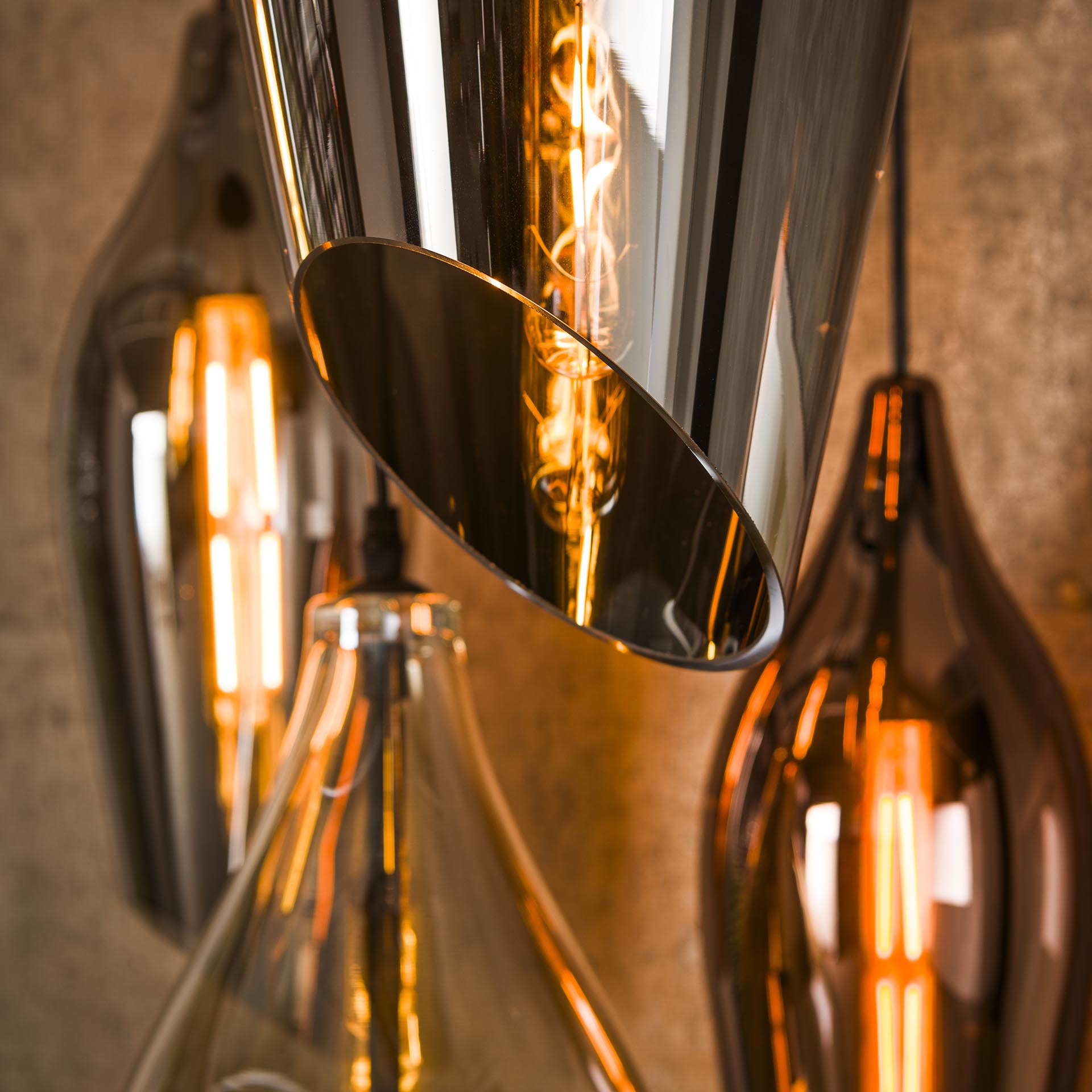 Hängeleuchte – Velora Pure – Glas – Schwarz