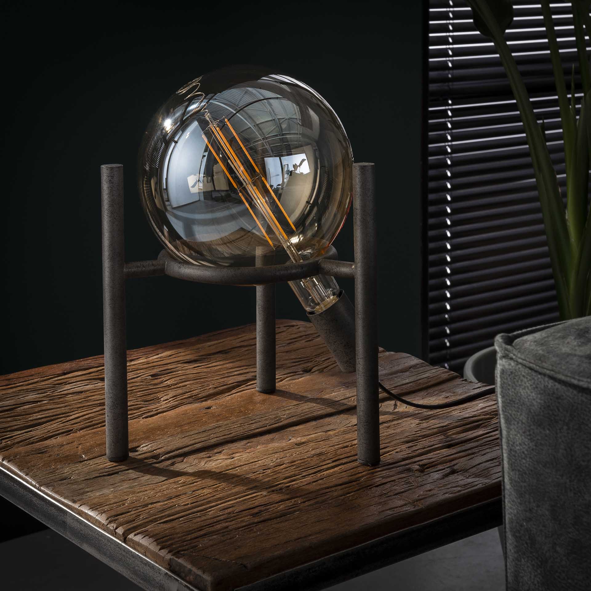 Tischleuchte – Luma Vista – Alt Silber Finish