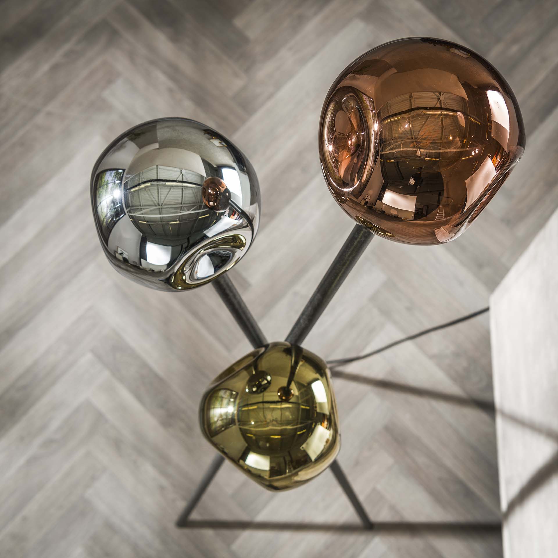 Stehleuchte – Modena Pure – Glas – Artic schwarz