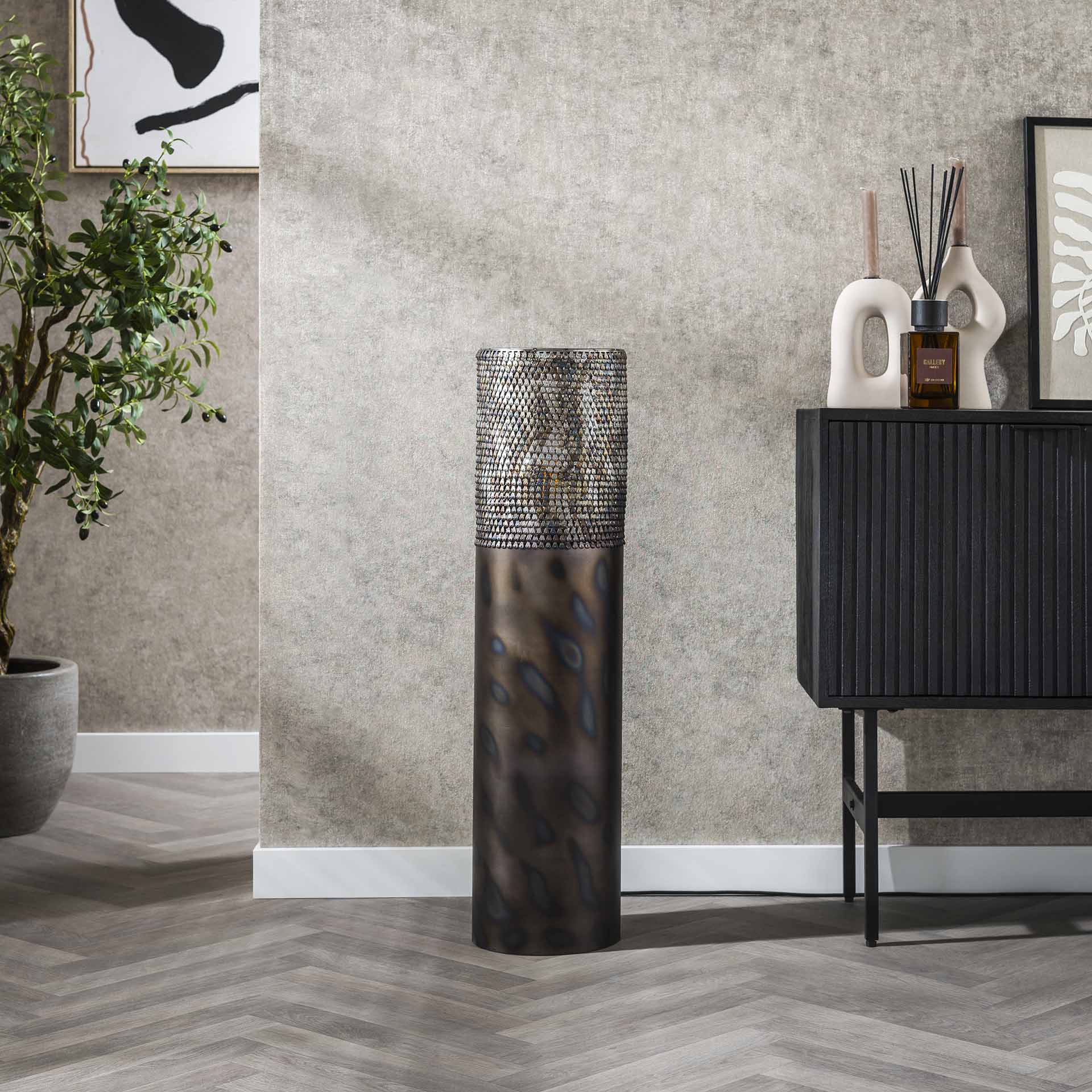 Stehleuchte – Forma Select – Schwarz-braun