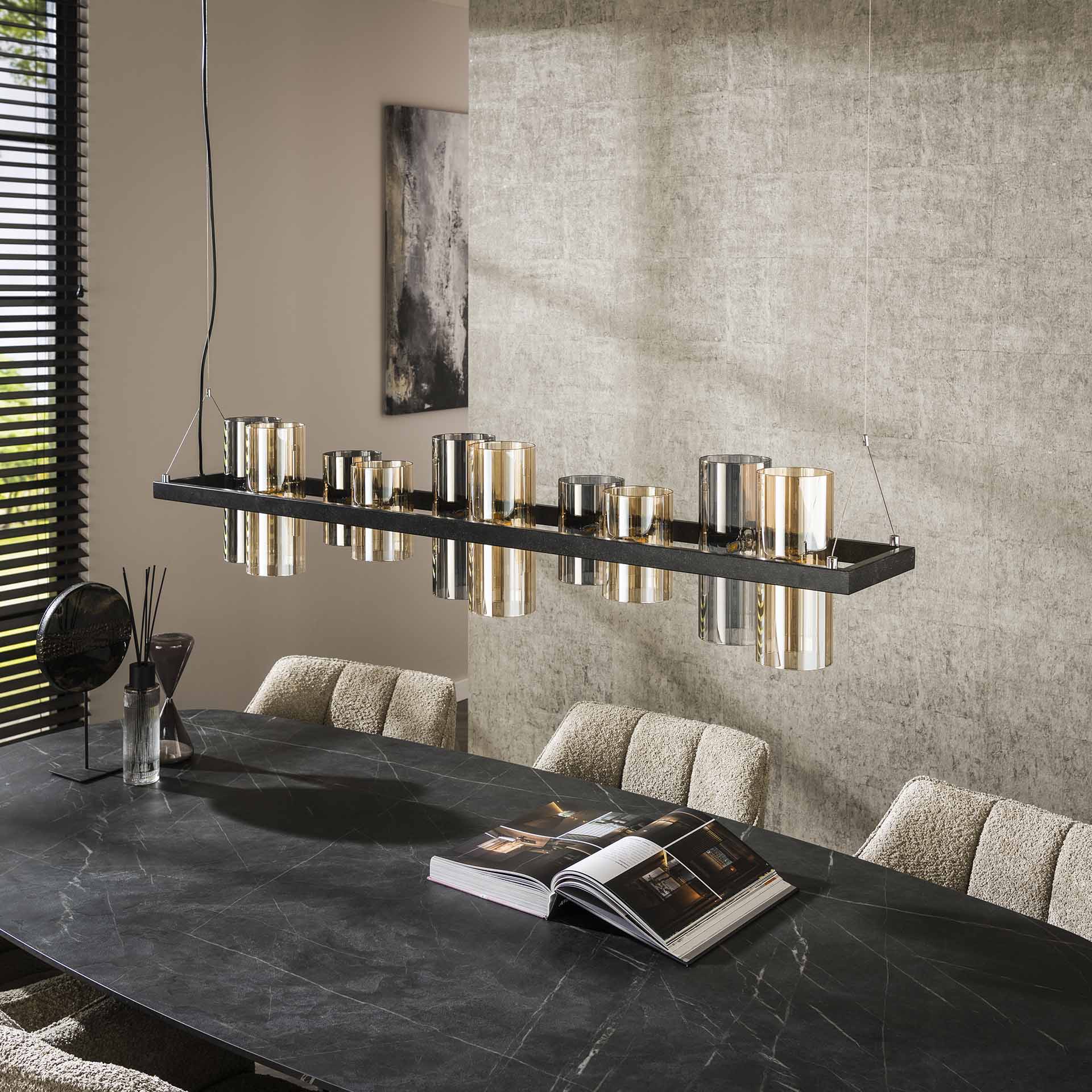 Hängeleuchte – Novum Studio – Glas – Artic schwarz