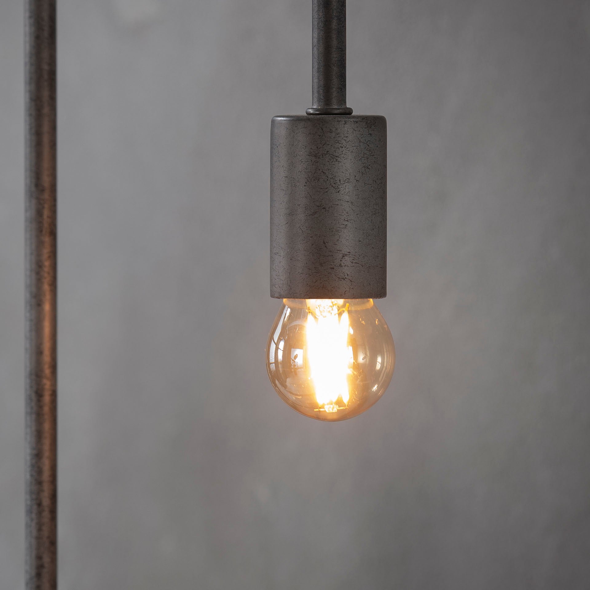 LED Filament Globus G45 Ø4,5x7,5 cm E27 – dimmbar 4W, 2100K extra warmweiß, 240 lm, Amber-Glas