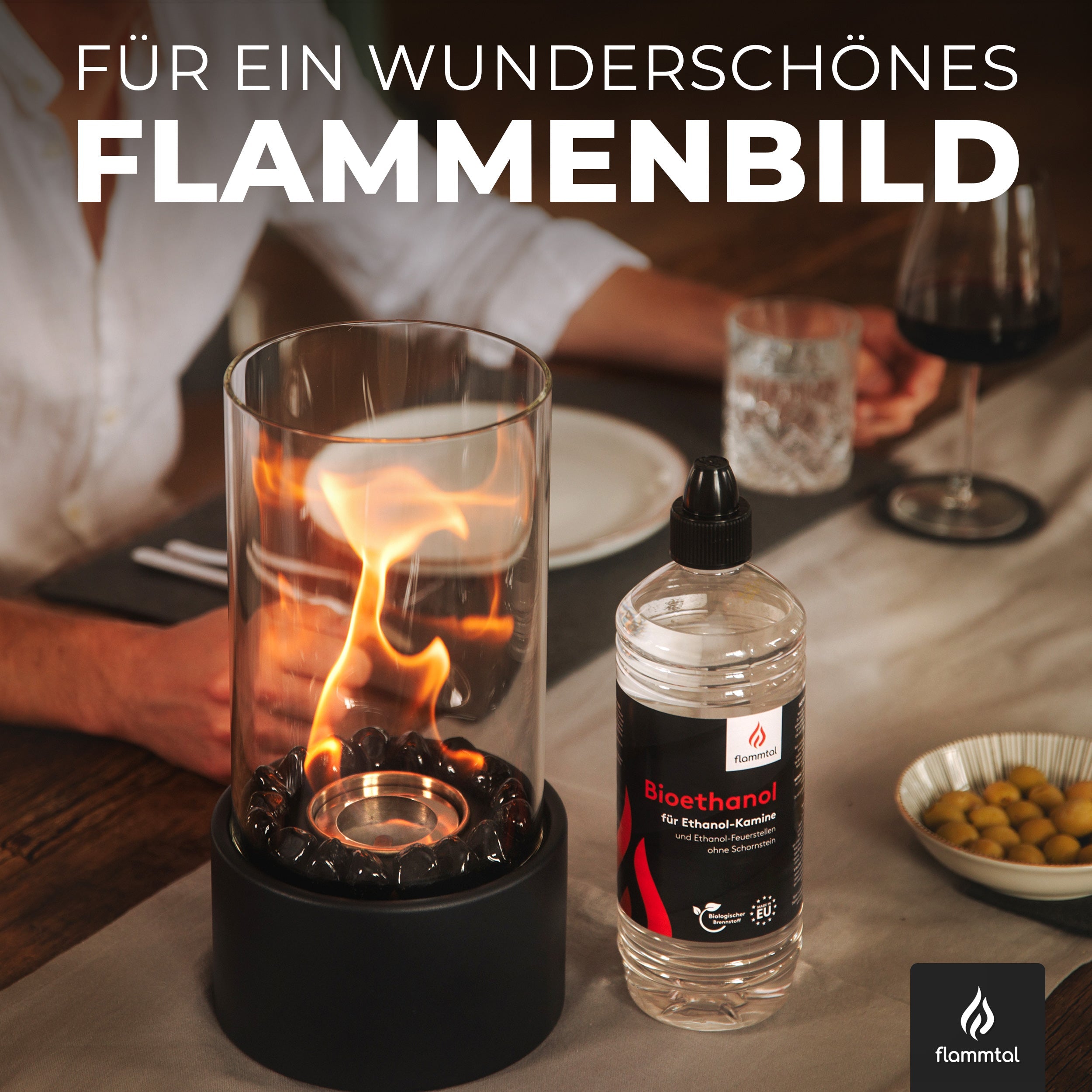 Flüssiges Bioethanol 96,6% (6 x 1 Liter)