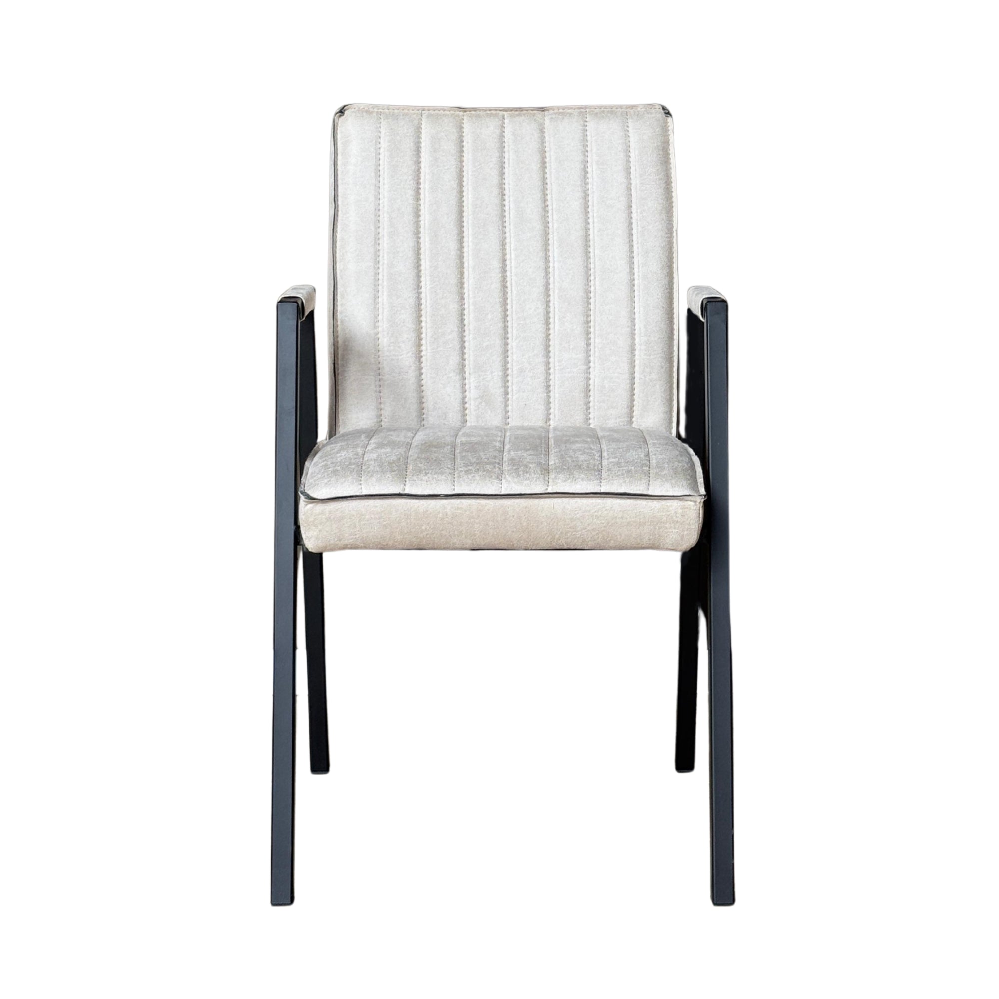 Esszimmerstuhl Molly Bull | Beige | Mit Armlehne