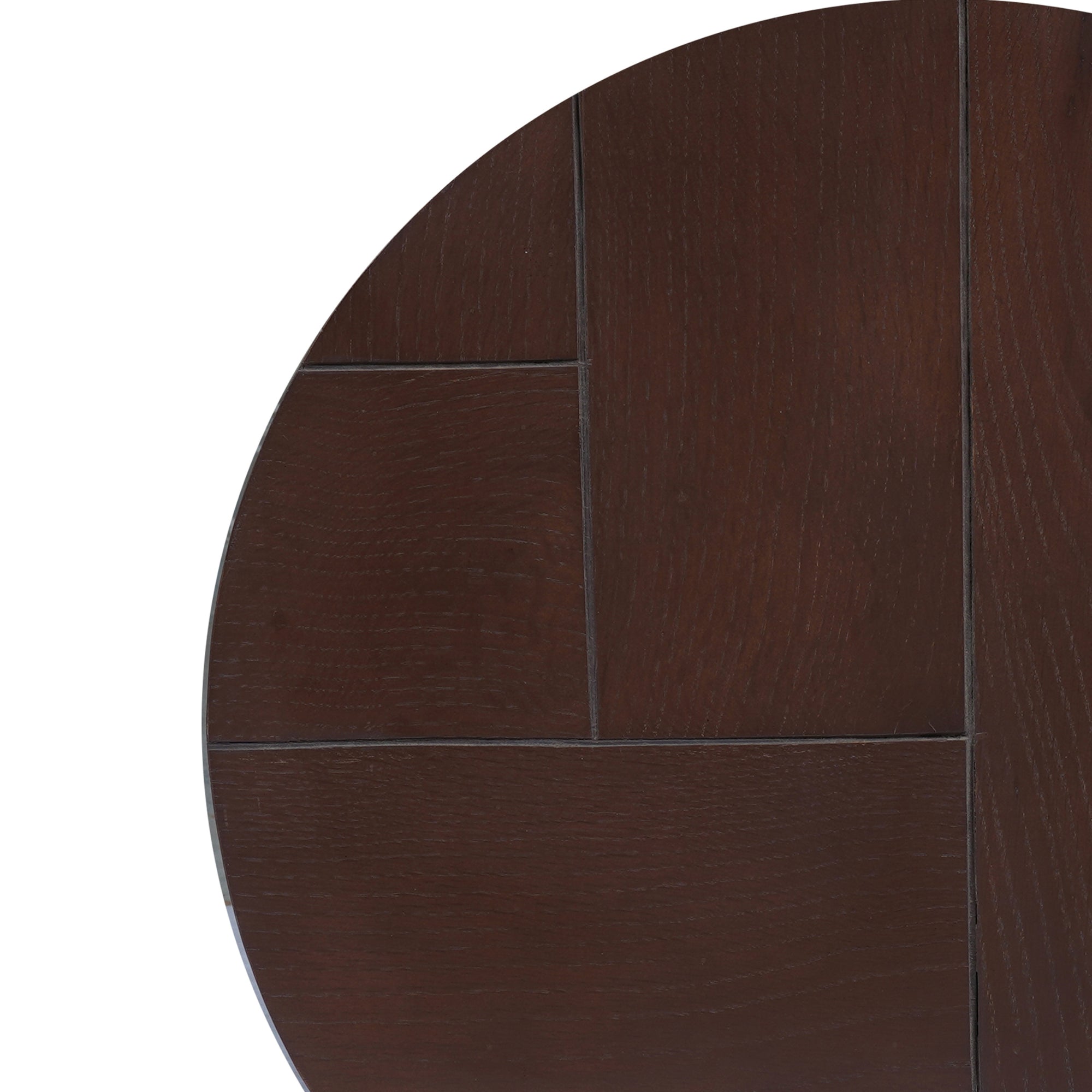 Couchtisch-Set Morily Schwarz – 2er-Set Beistelltische rund aus Holz und Metall, stilvolle Wohnzimmertische, Ø70/Ø50 cm