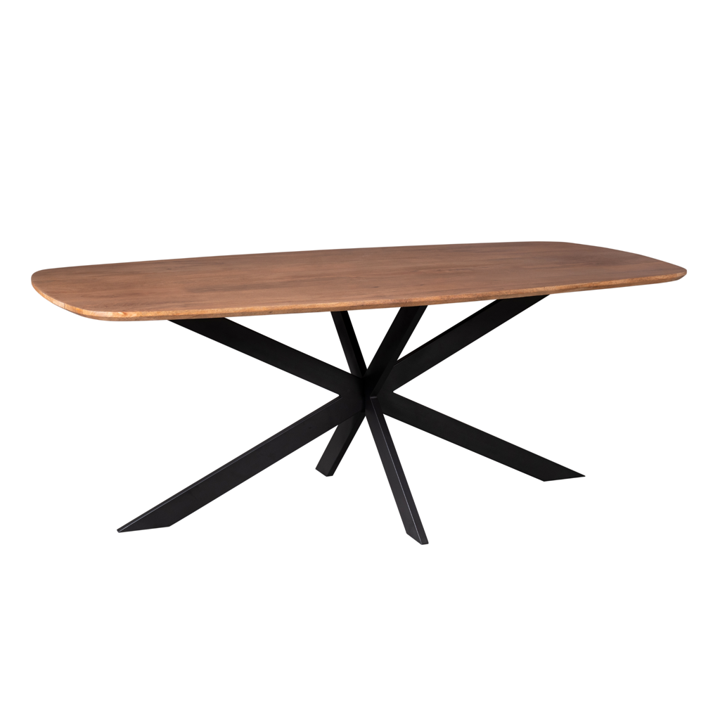 Esstisch Noble Natur – massives Mangoholz, 240 x 110 x 76 cm