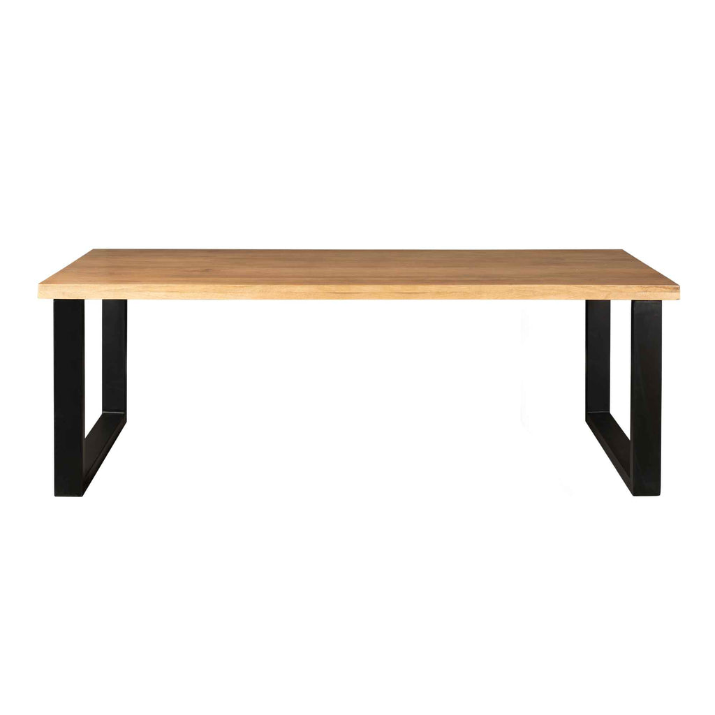 Esstisch Delta Natur - massives Mangoholz, Rechteckig 300x100x76 cm