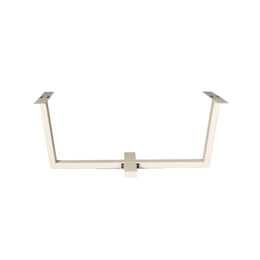 Tischgestell Kreuzbein Sand – elegantes Metallgestell mit Sandfinish, 180 x 80 x 73 cm, passend für Tischplatten 160–240 cm