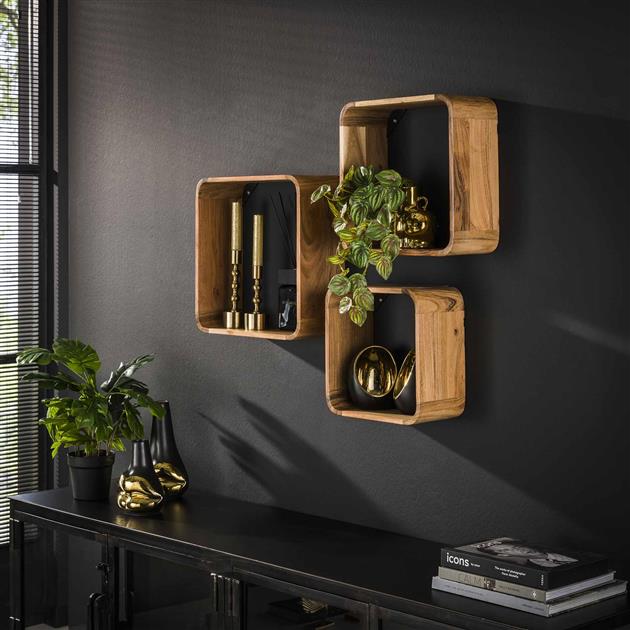 Regal – Natura Aura – Massivholz Akazie natur
