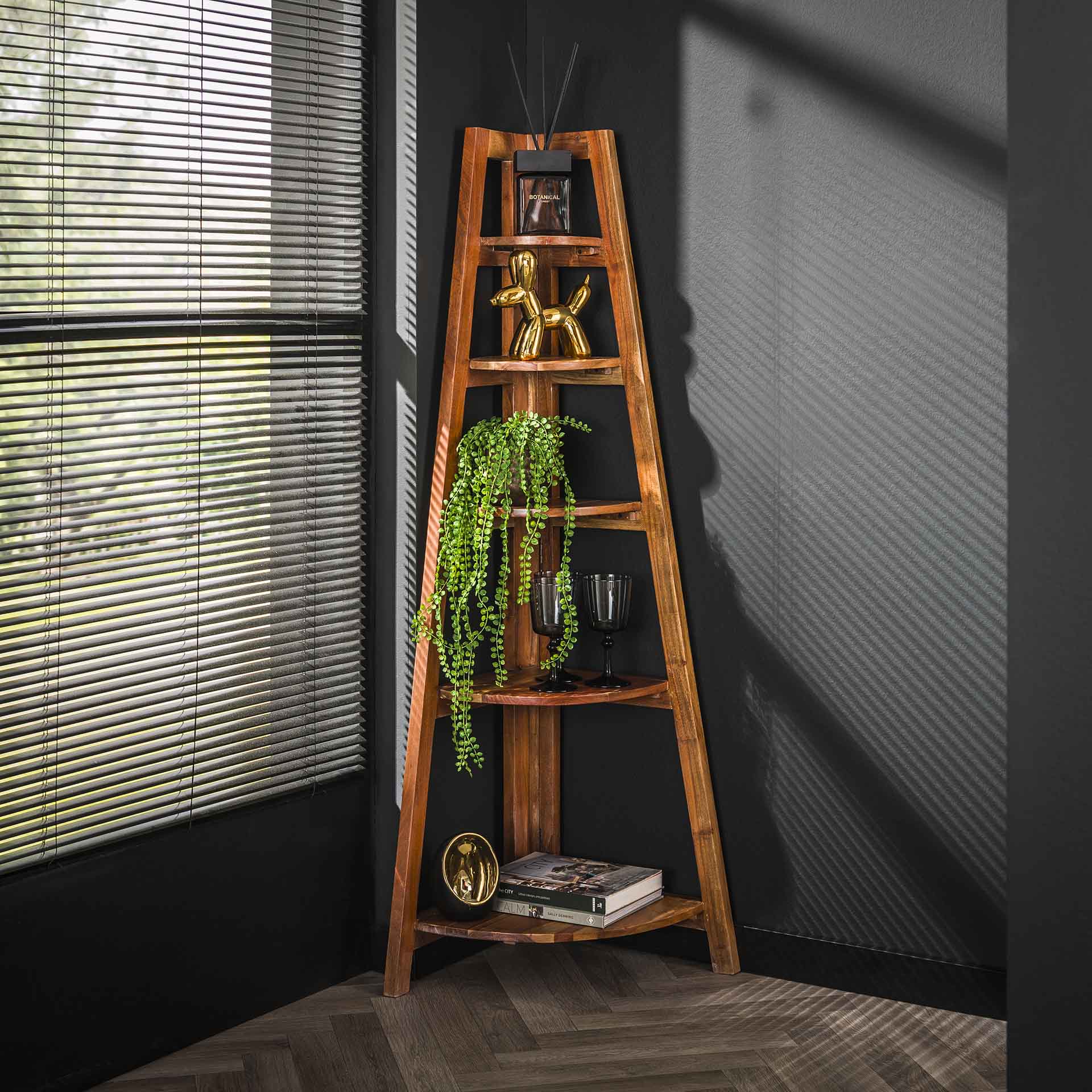 Regal – Serra Select – Massivholz Akazie Sandfarbe