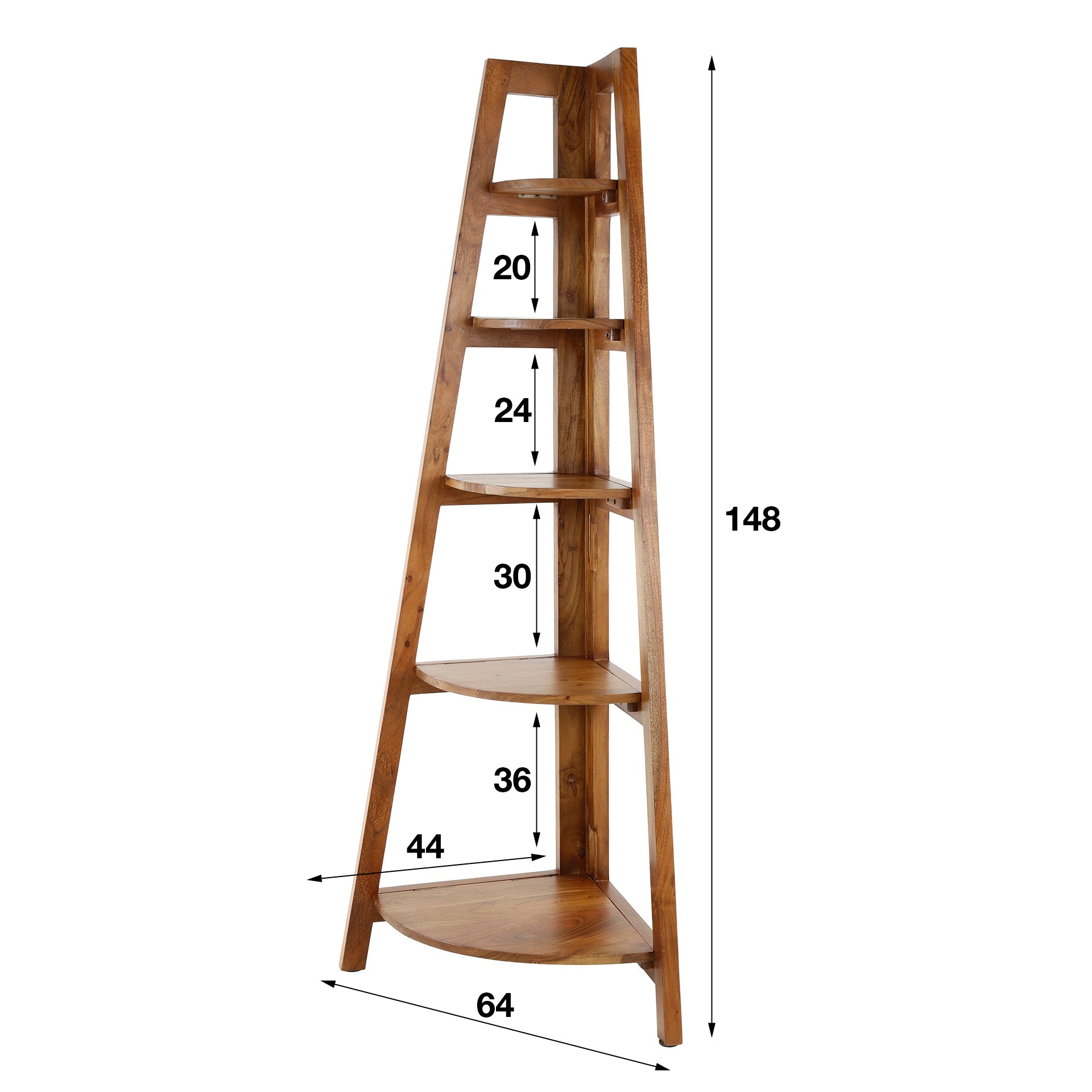 Regal – Serra Select – Massivholz Akazie Sandfarbe