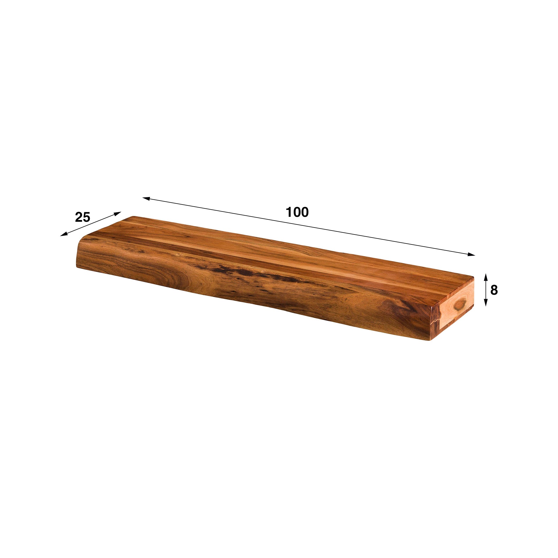 Regal – Noro Vista – Massivholz Akazie natur