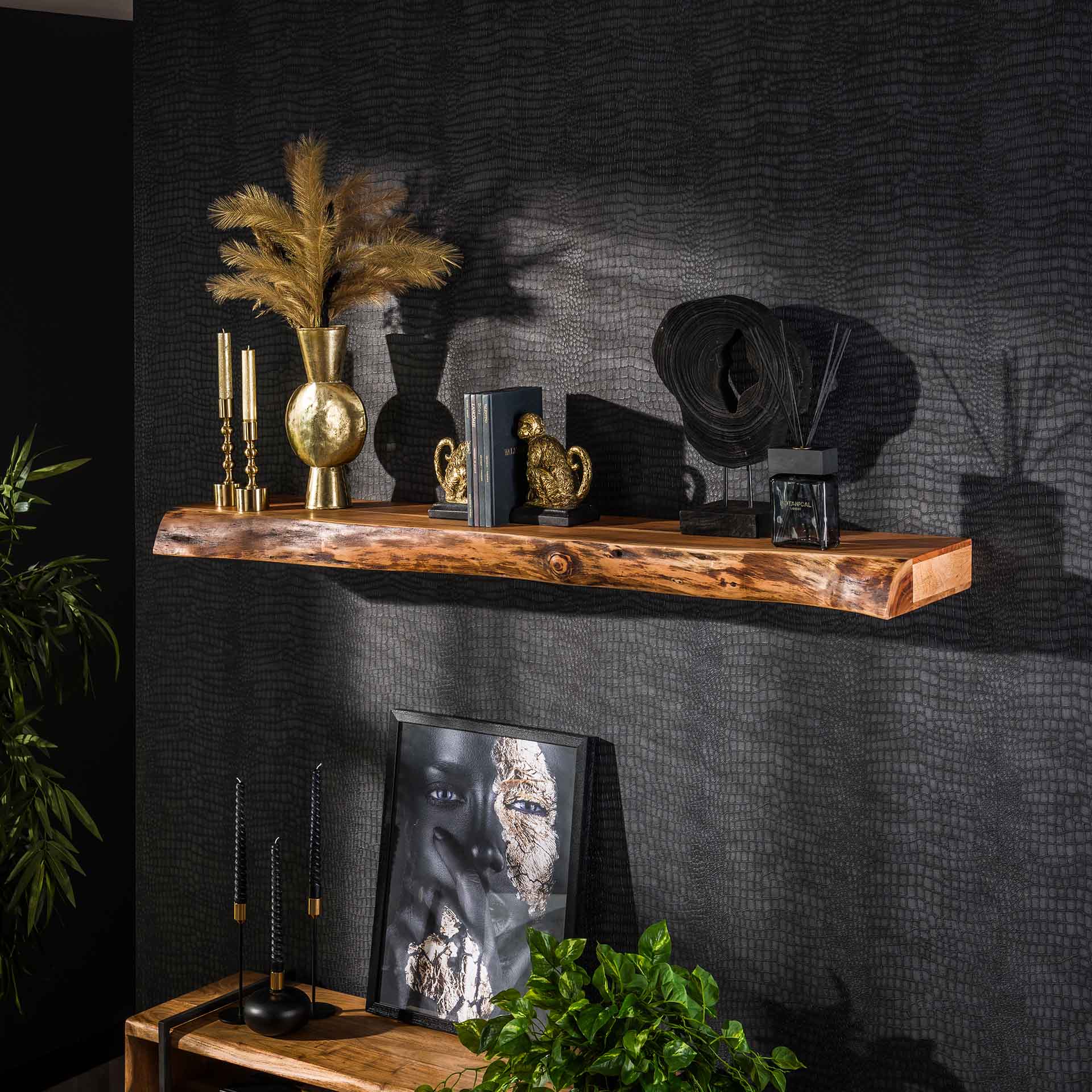 Regal – Calda Loft – Massivholz Akazie natur