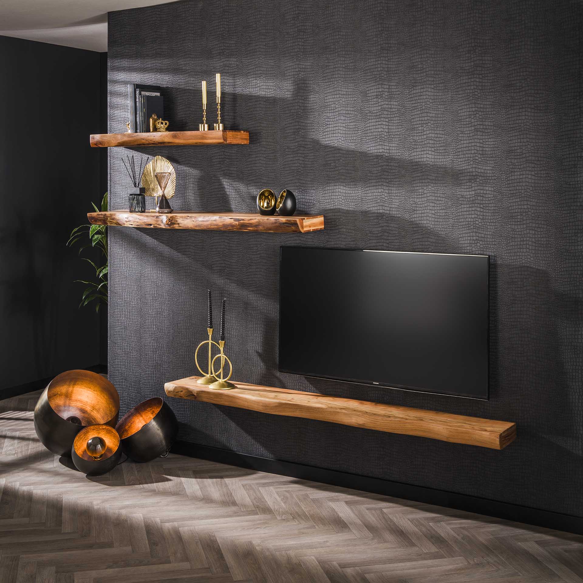Regal – Avani Aura – Massivholz Akazie natur