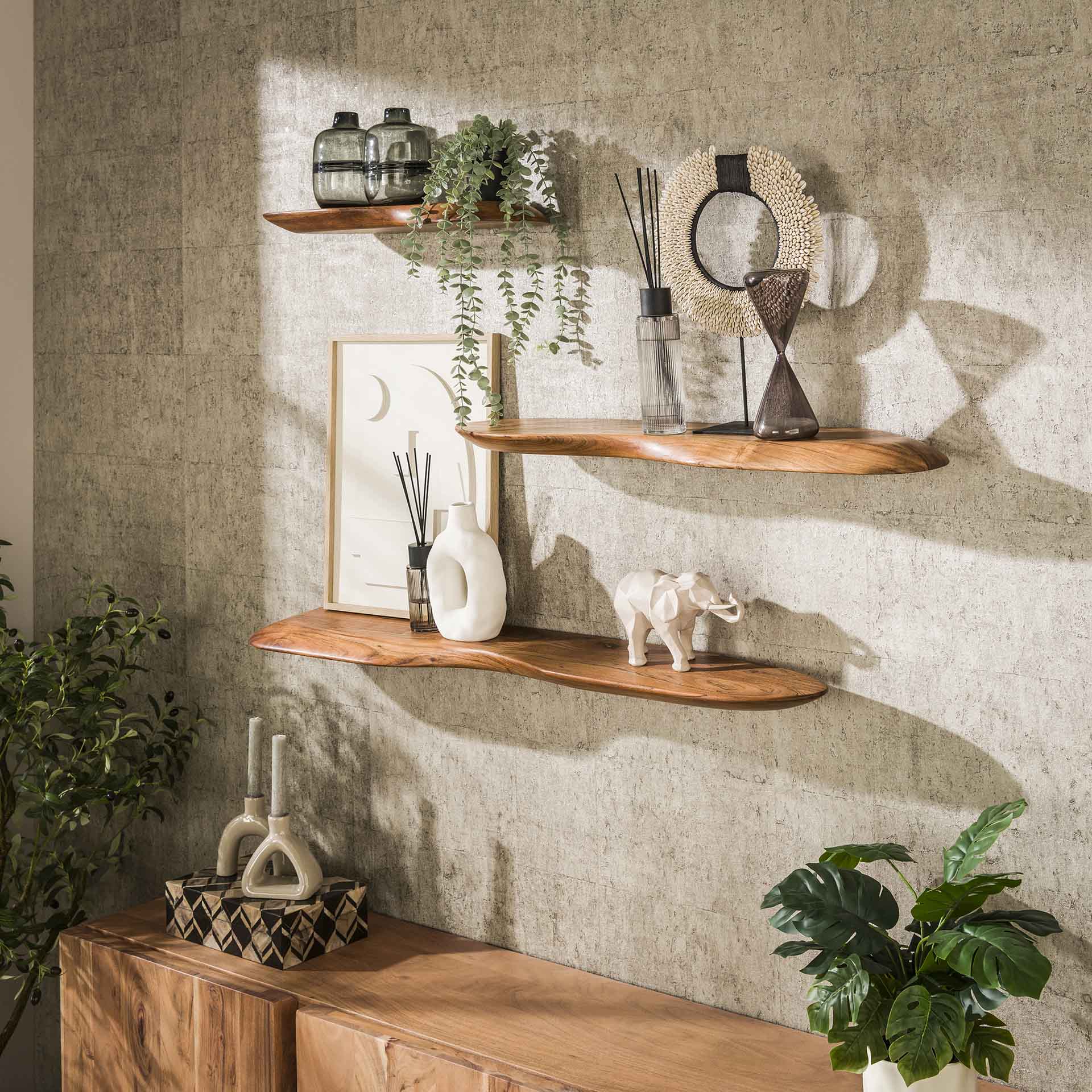 Regal – Avani Loft – Massivholz Akazie natur