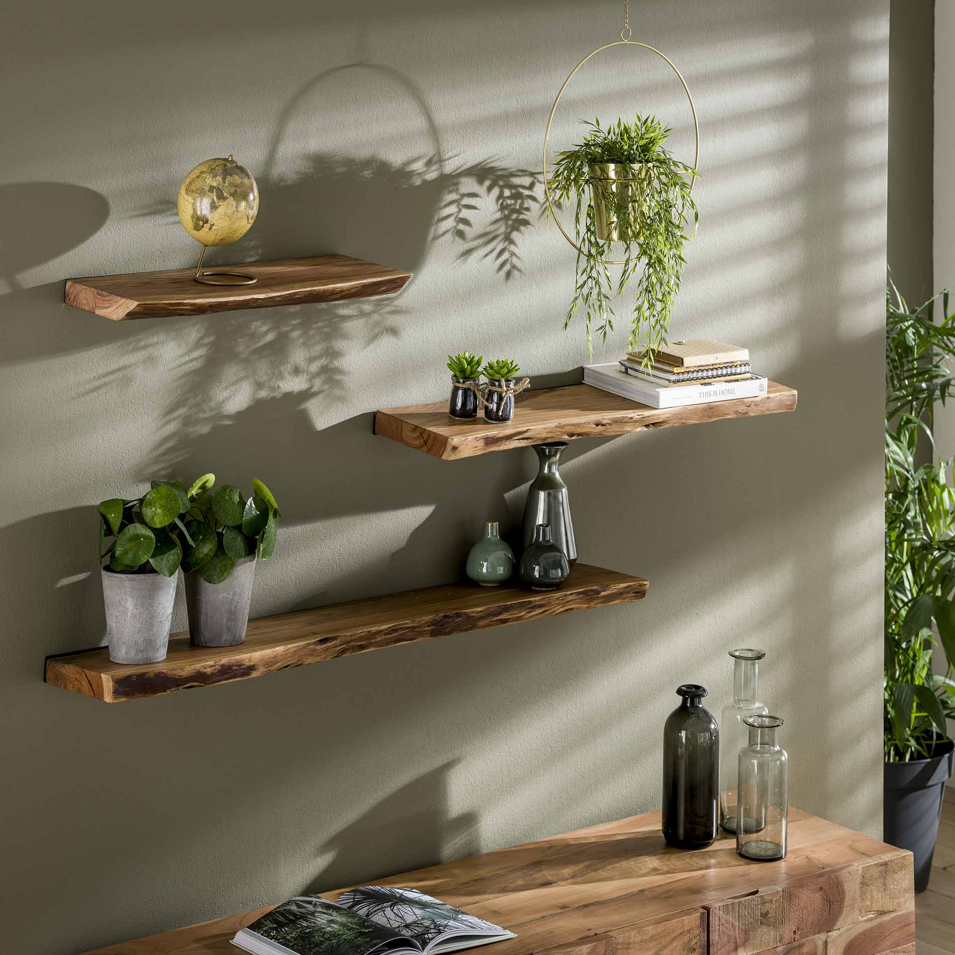 Regal – Vivo Grace – Massivholz Akazie natur