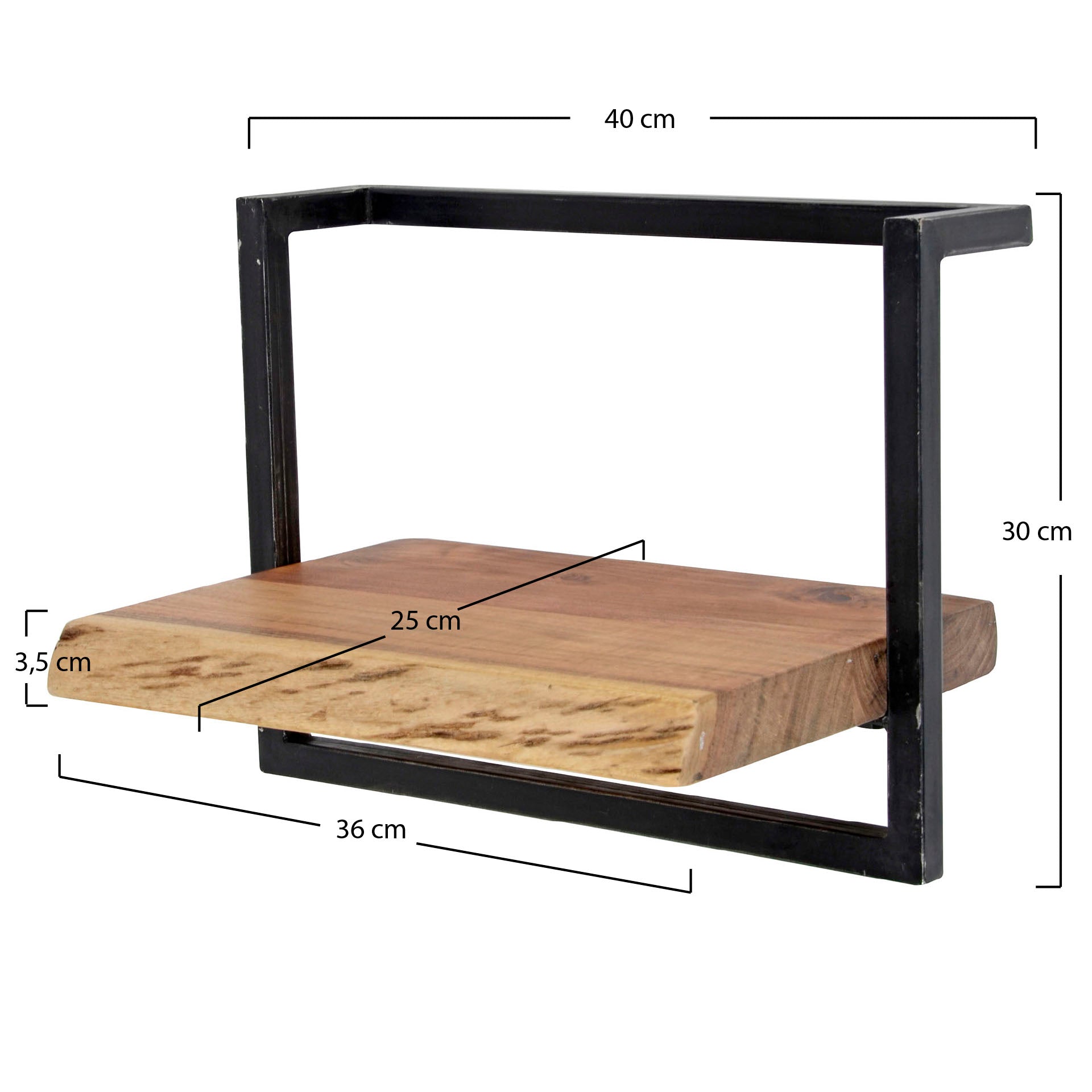 Regal – Avani Classic – Massivholz Akazie natur