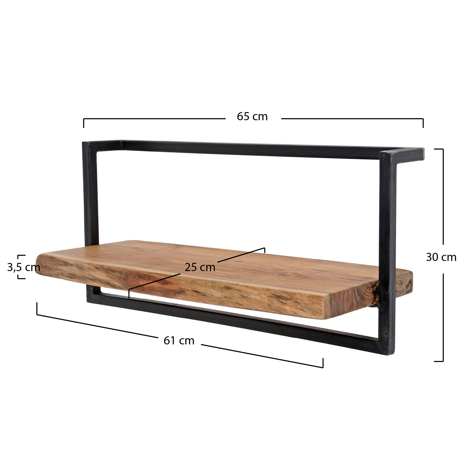 Regal – Avento Pure – Massivholz Akazie natur
