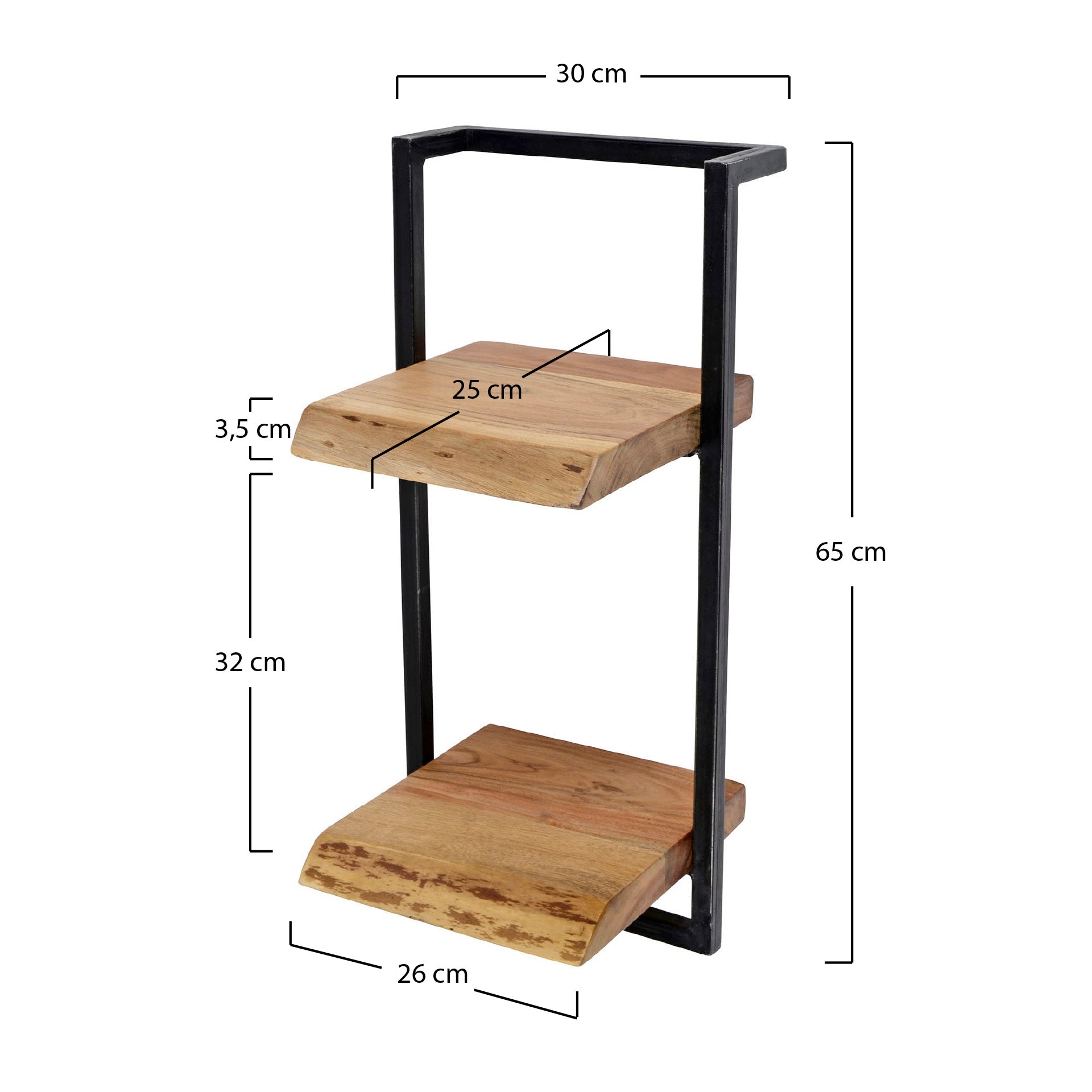 Regal – Serra Pure – Massivholz Akazie natur