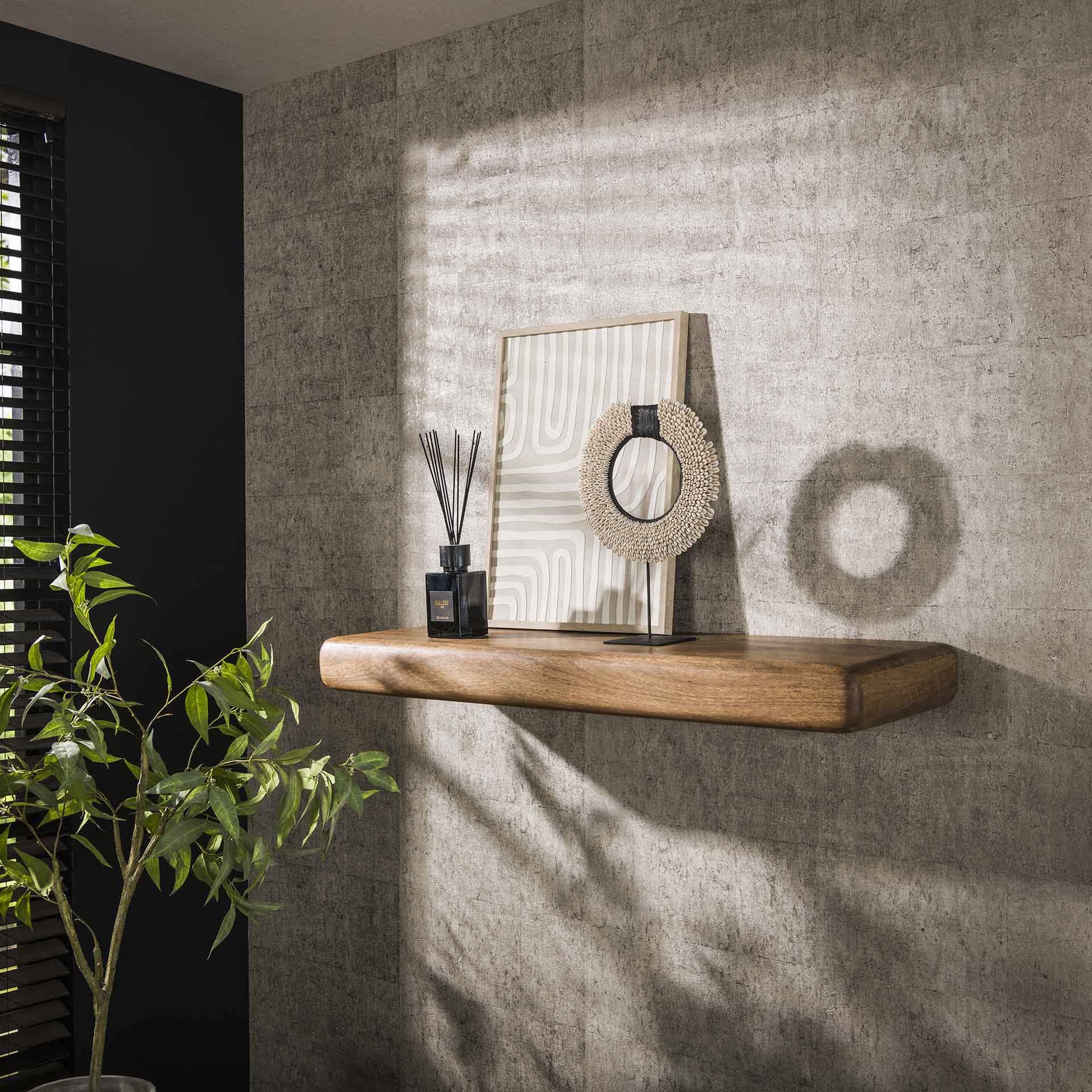 Regal – Terra Halo – Massivholz Mango Sandfarbe