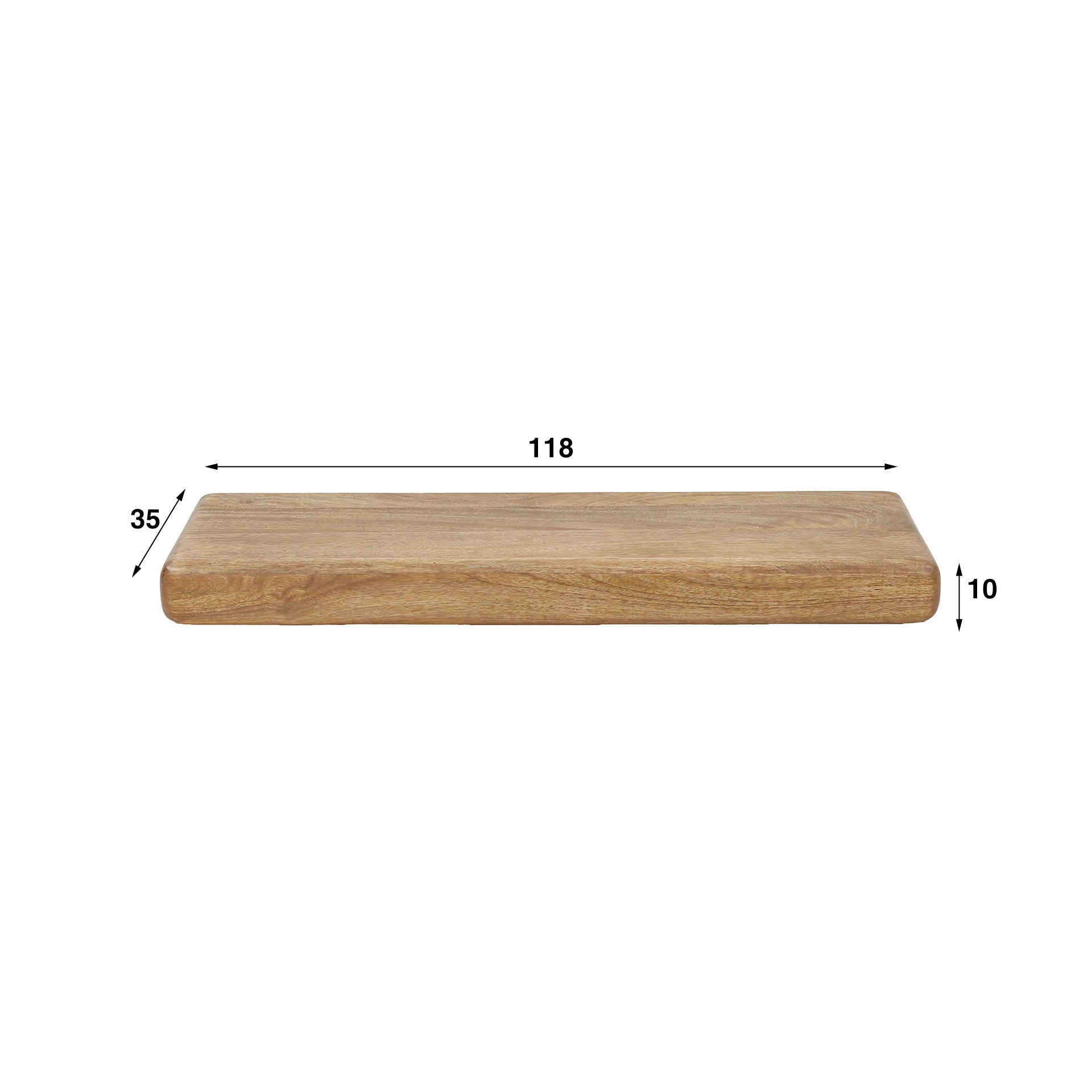 Regal – Terra Halo – Massivholz Mango Sandfarbe