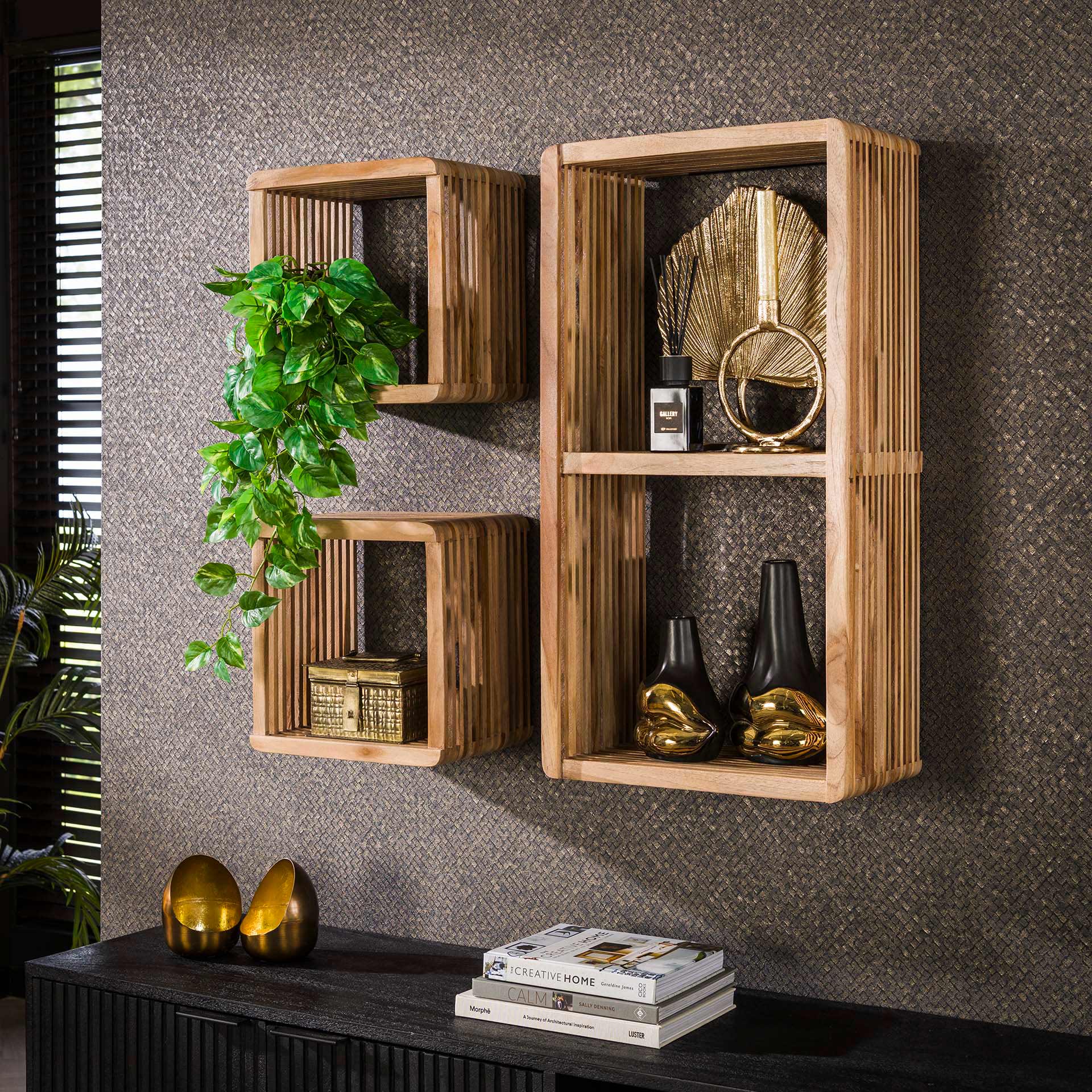 Regal – Aureo Modern – Verwitterten Teakholz