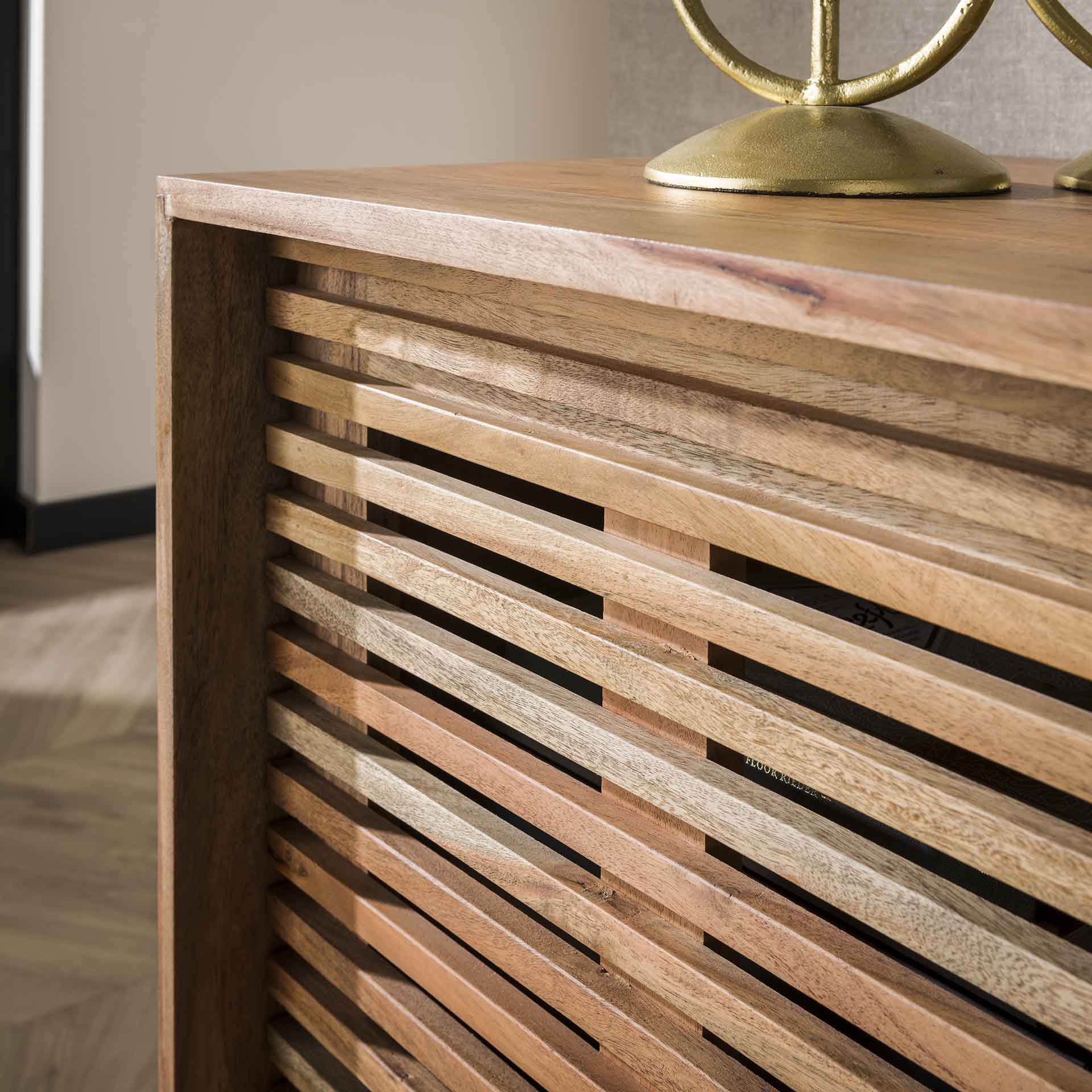 Wohnaccessoire – Prisma Modern – Massivholz Akazie natur