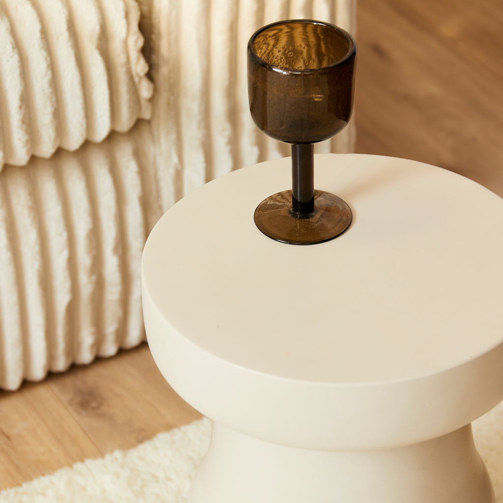 Beistelltisch Jean 30x30x40 cm – Massives Mangoholz mit einzigartigem Design für Wohnzimmer & Lounge