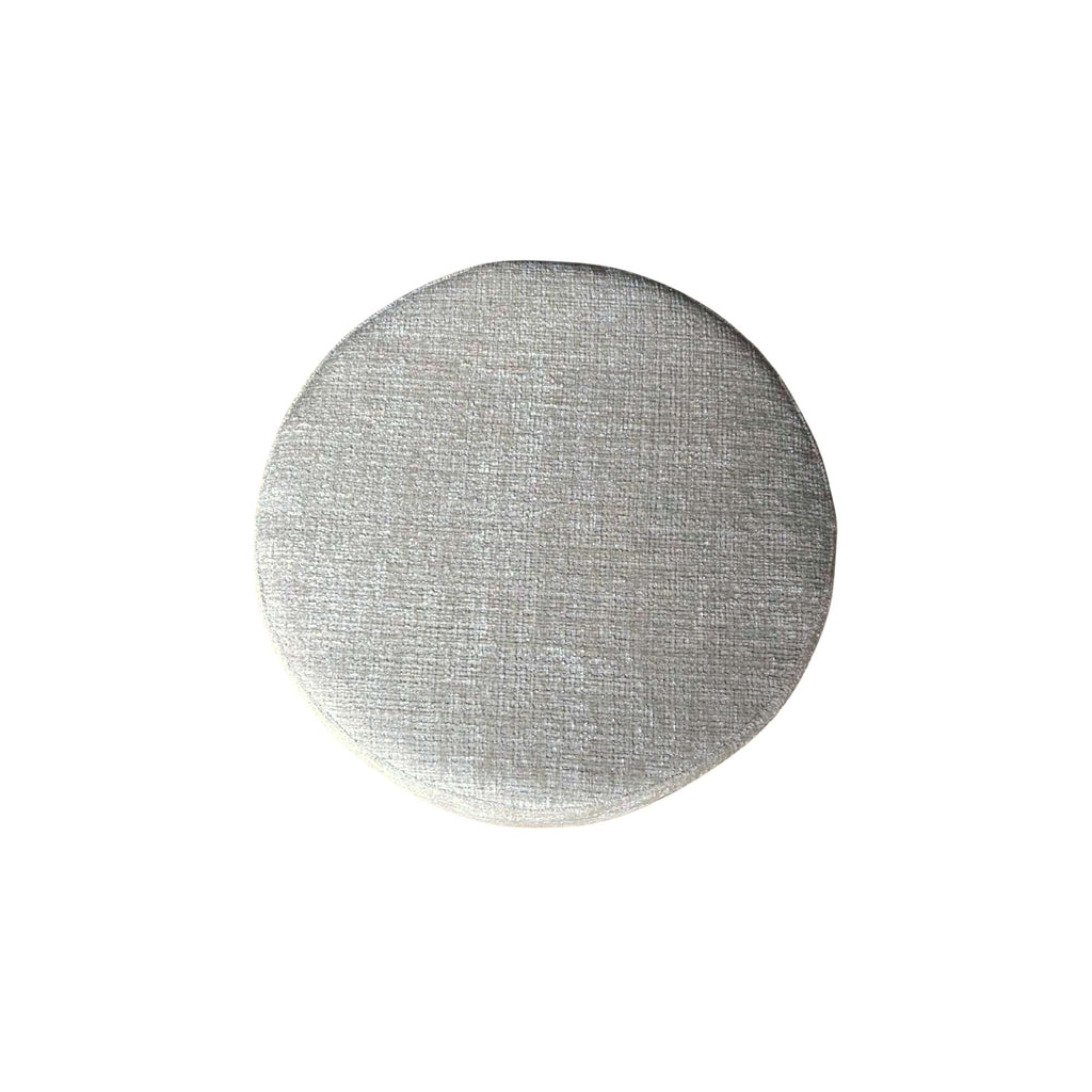 Runder Hocker MeinLieblingsplatz Beige – Pouf 60×32×60 cm, vielseitig als Sitzhocker, Fußhocker & Deko-Element
