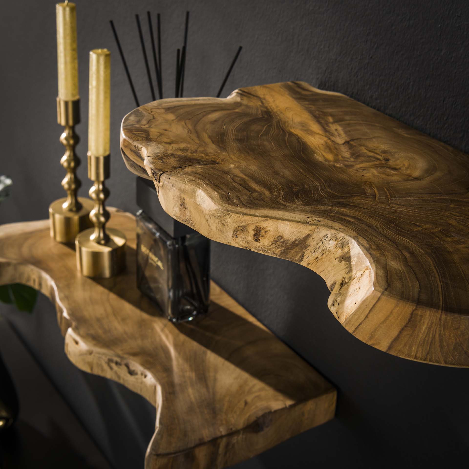 Regal – Helio Hue – Massives recyceltes Teakholz
