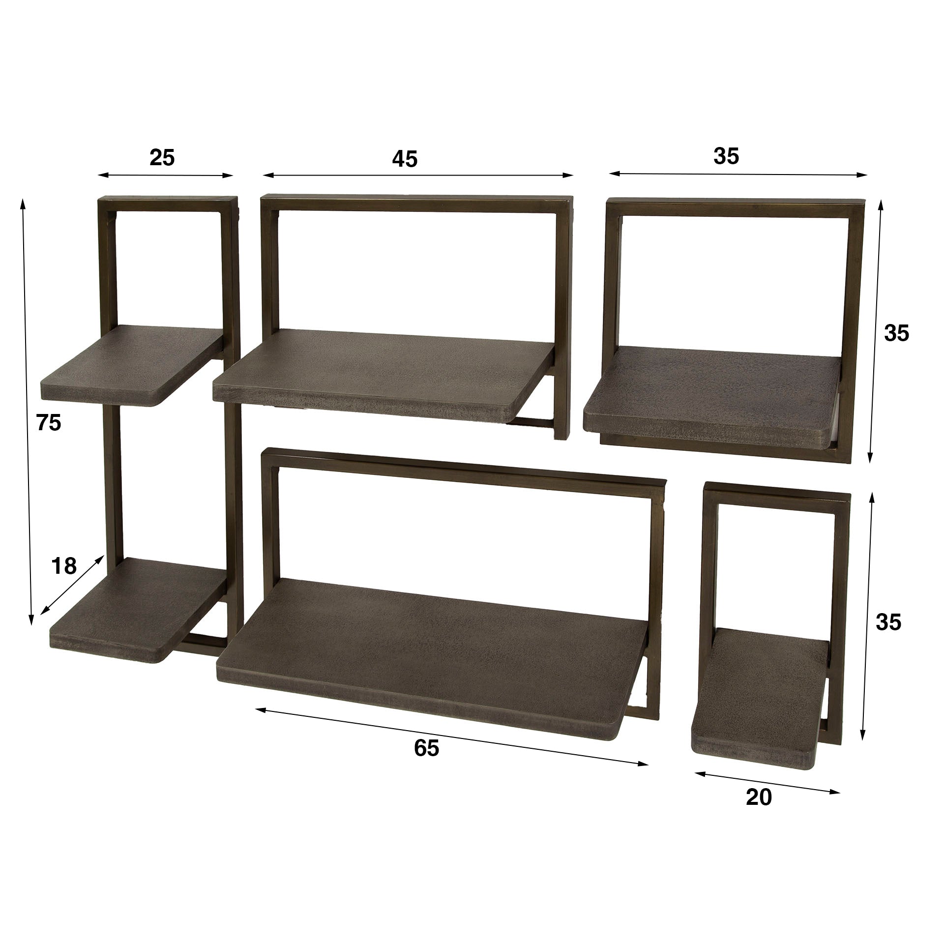 Regal – Scalea Design – Antike bronze