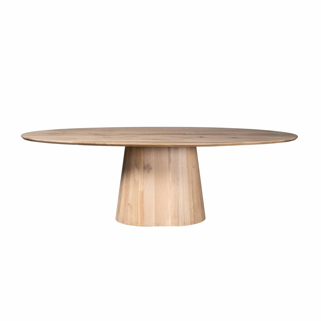 Esstisch Verona Natur – Holztisch aus massiver Eiche, Oval 240x120 cm