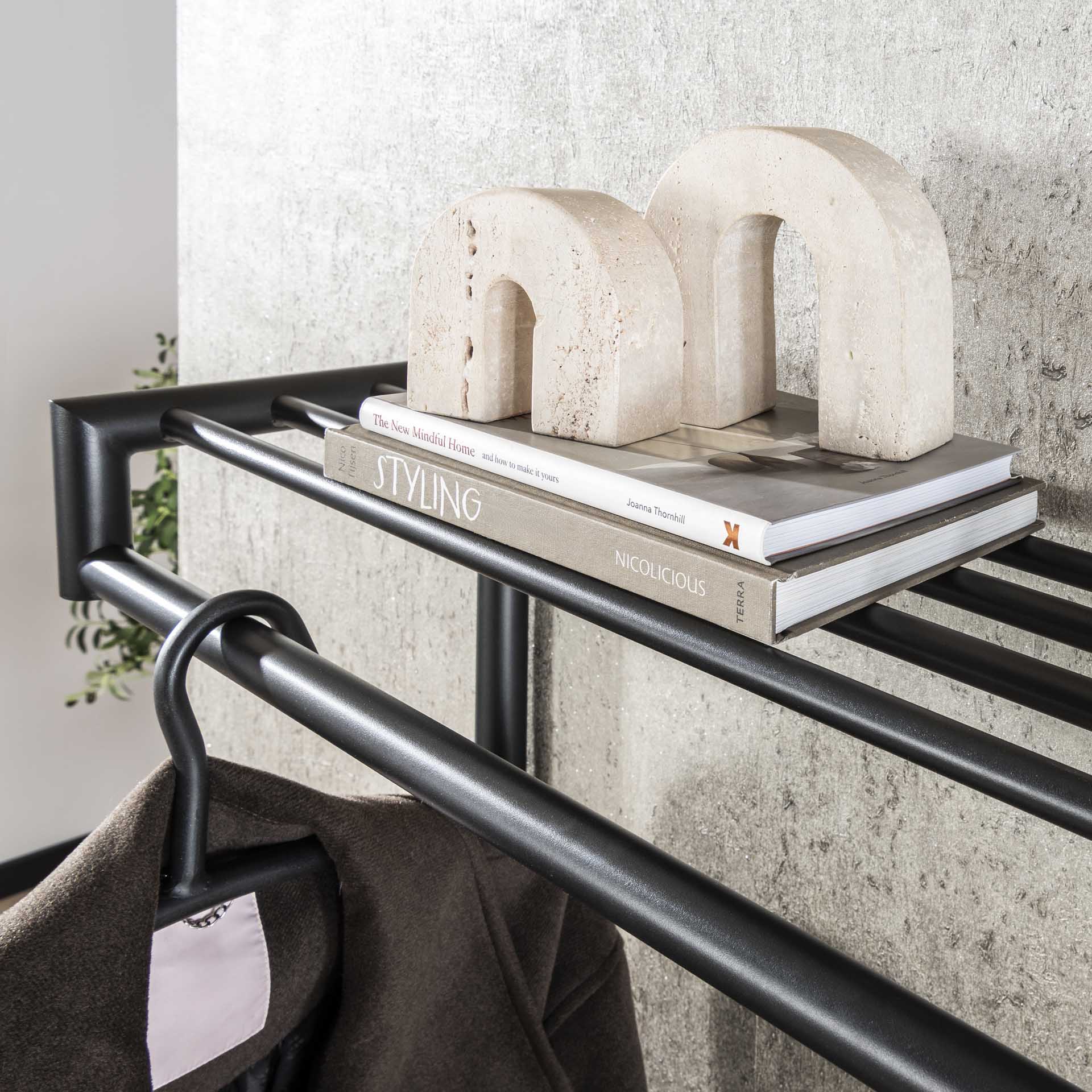 Garderobe – Luma Stone – Dunkelgrau Matt