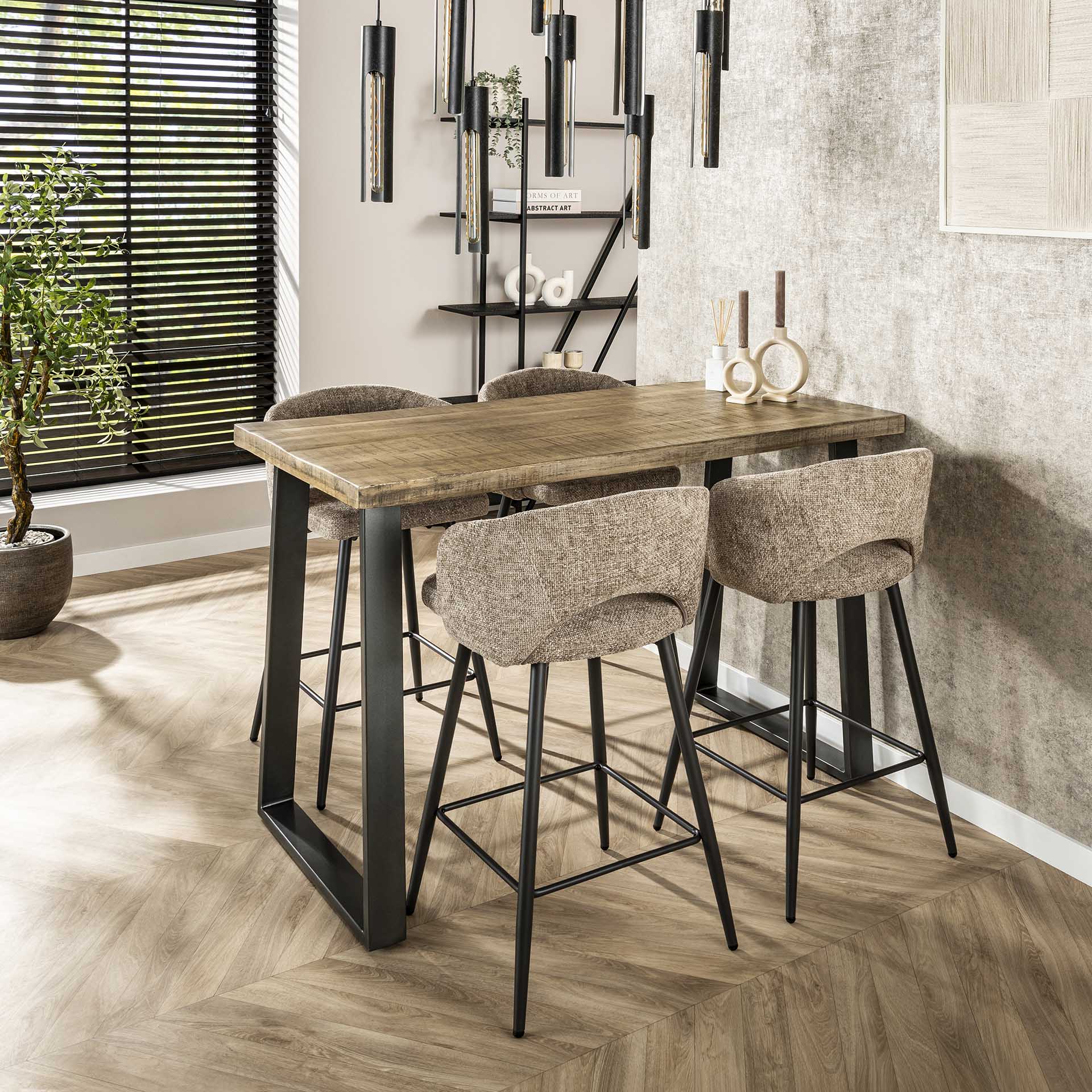 Stuhl – Avento Noir – Tissee cargo sandfarbe