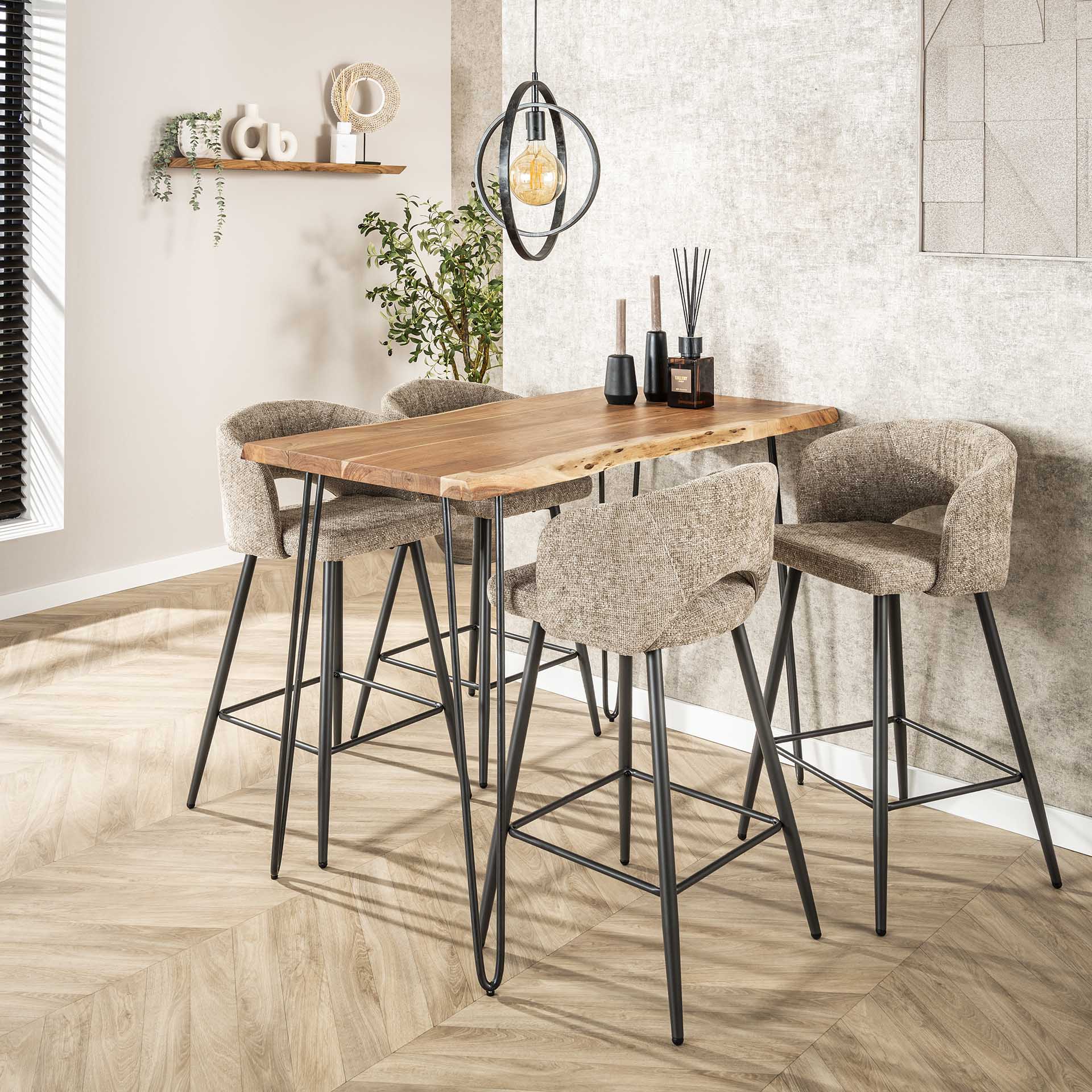 Stuhl – Avento Noir – Tissee cargo sandfarbe