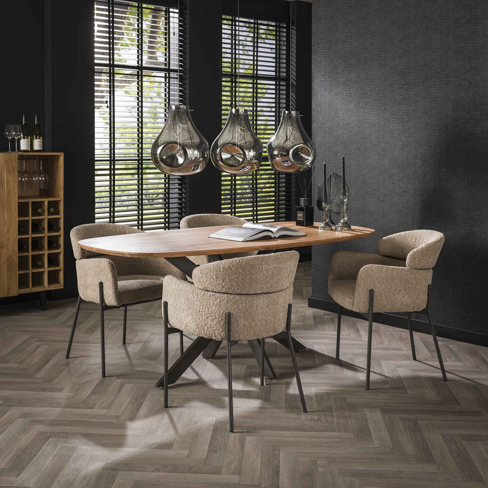 Stuhl – Nexa Home – Boucle sandfarbe