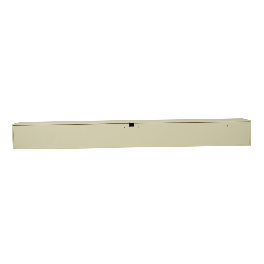 Schwebendes Lowboard Focus Sand 280x35x30 cm – elegantes TV-Board aus Mangoholz mit Push-to-Open