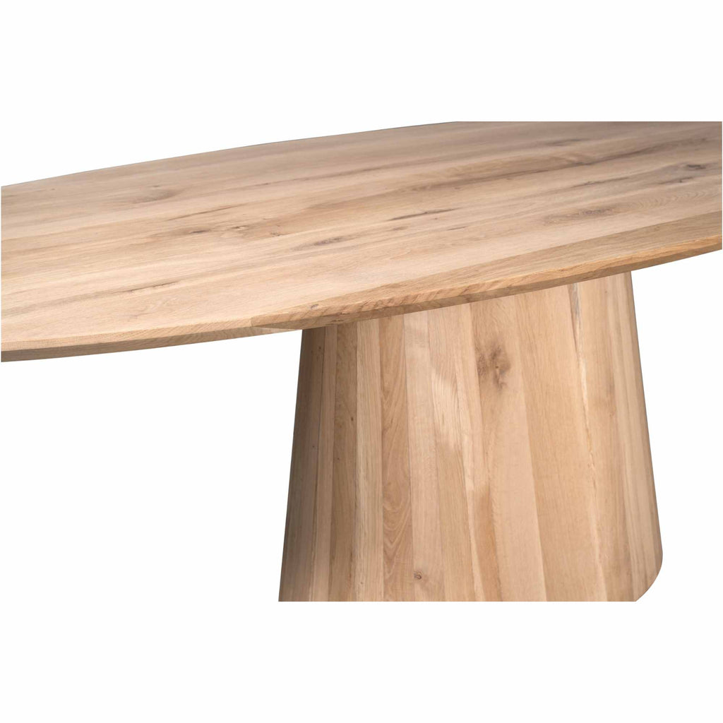 Esstisch Verona Natur – Holztisch aus massiver Eiche, Oval 240x120 cm