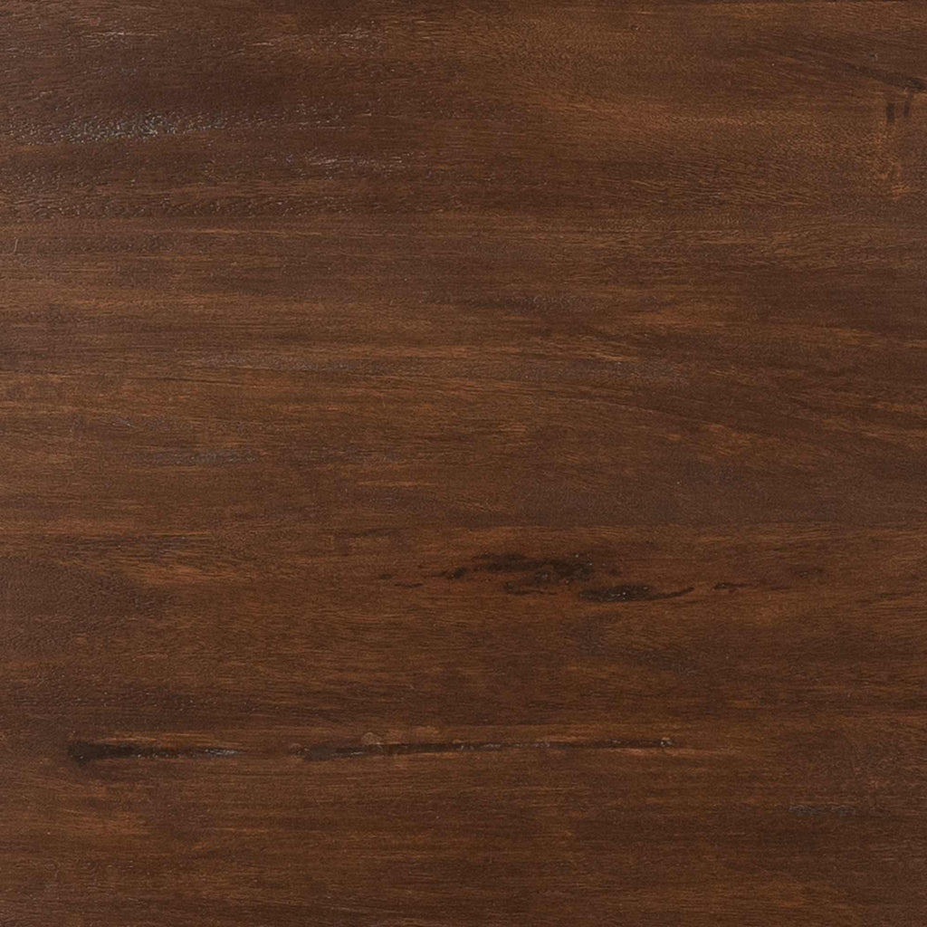 Esstisch Mandy Braun Ø130x76 cm – rund, modern & pflegeleicht – einladende Tischplatte & sandfarbenes Metallgestell